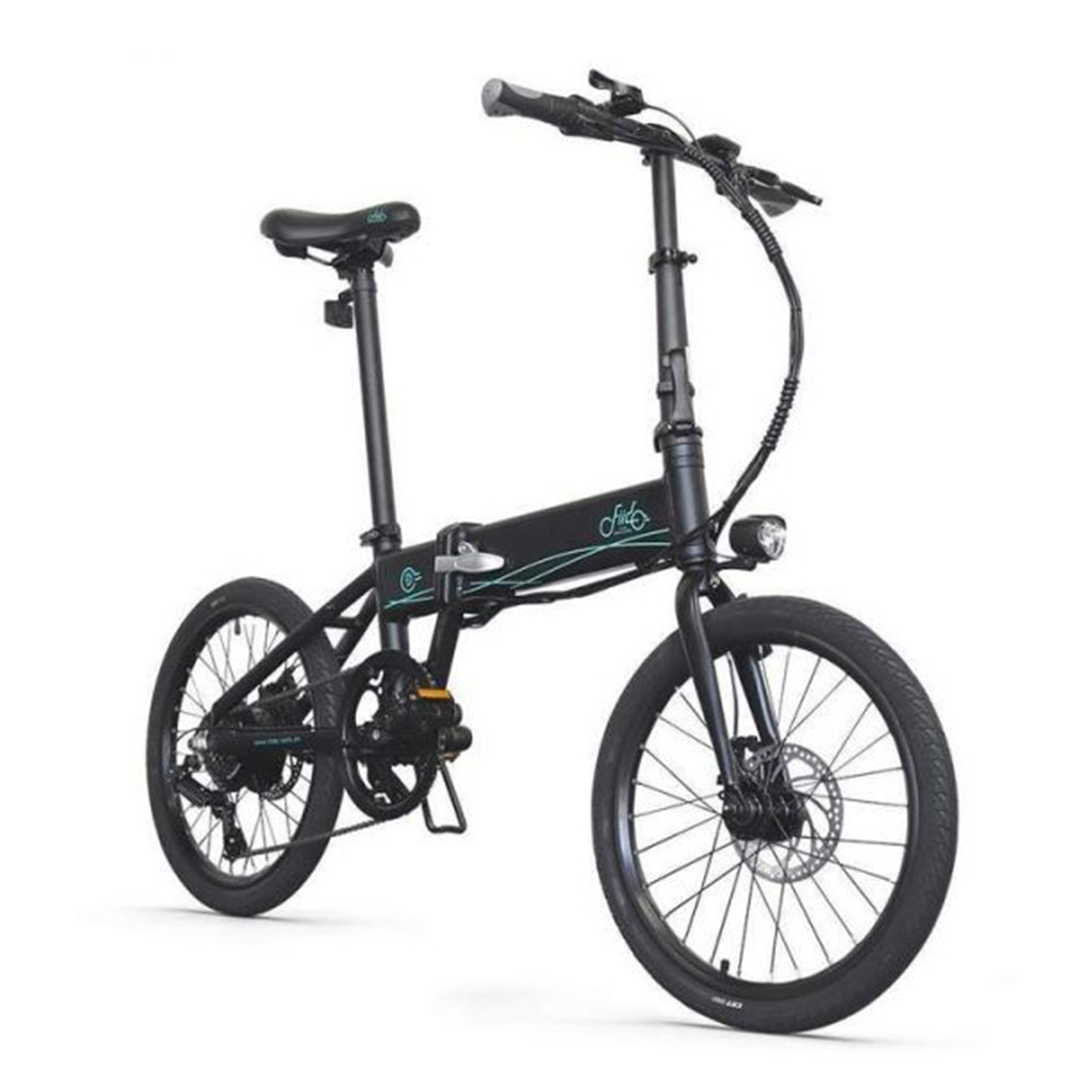 Buy Fiddo Folding Electric Bike Sport D4S Black 25 Km/Hr in Dubai, Abu ...