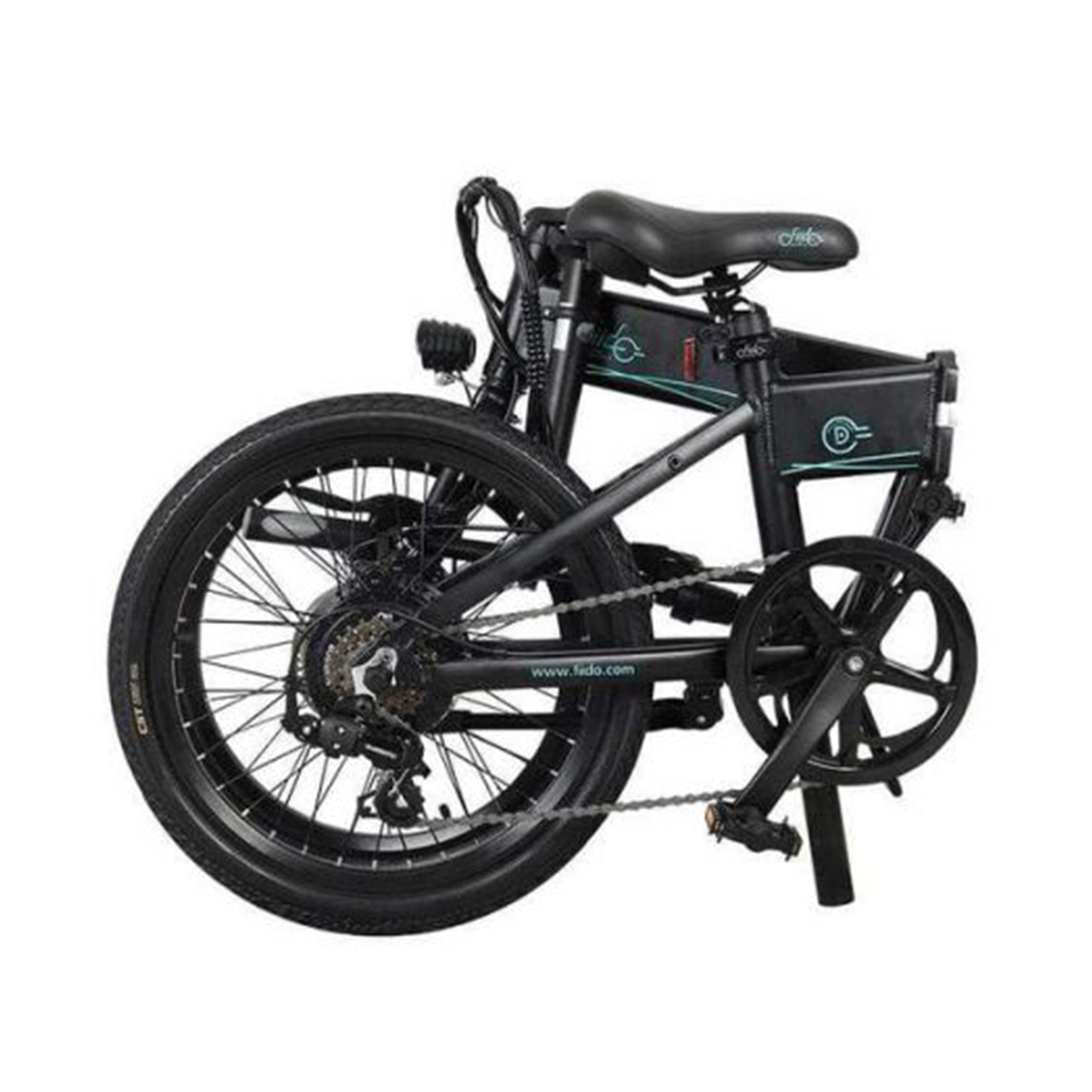 Buy Fiddo Folding Electric Bike Sport D4S Black 25 Km/Hr in Dubai, Abu ...