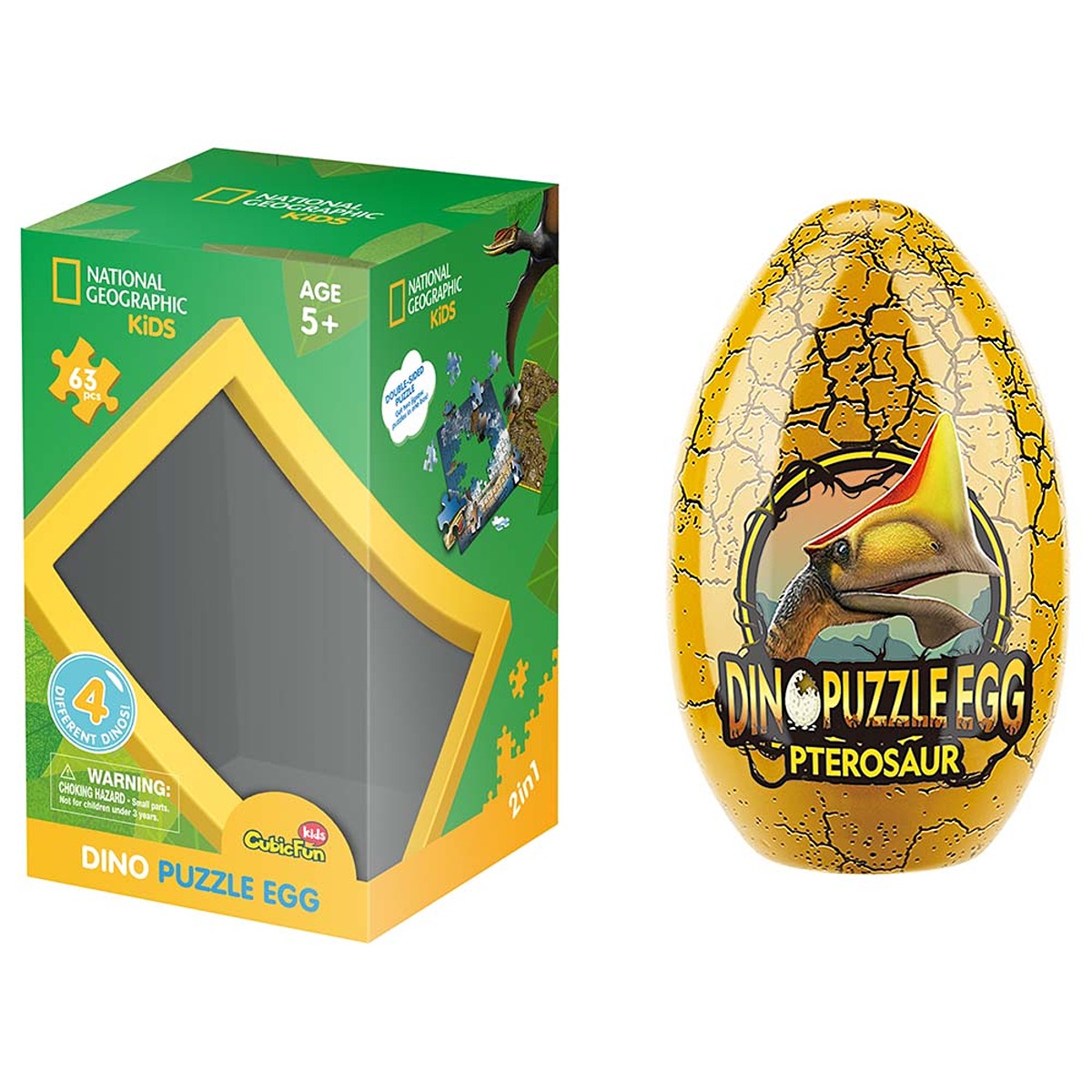 Cubicf Ngeo-3d-dino-egg-pterosaur-63pcs