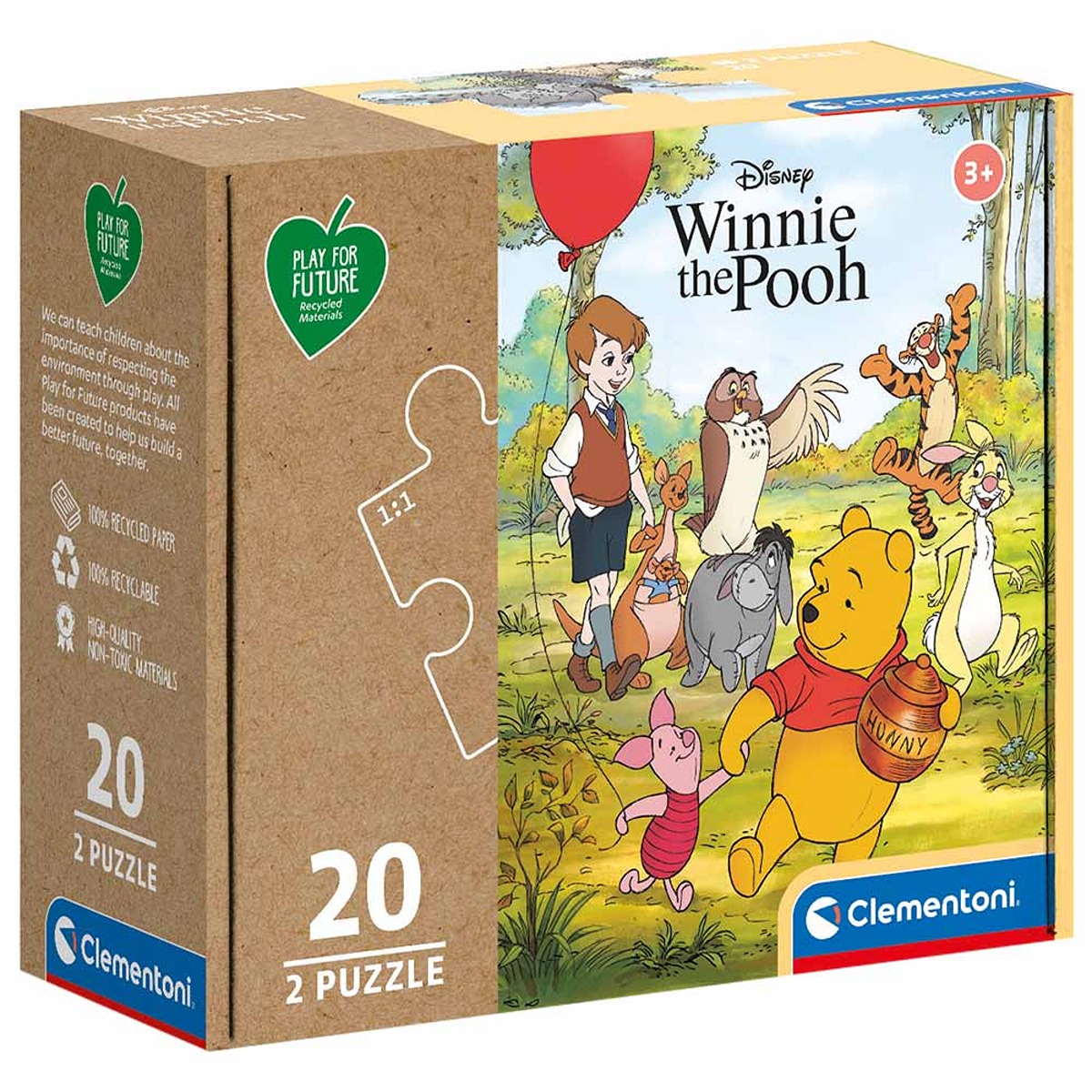 CLEMEN CLEM-PUZZLE-PFF-WINNIE-THE-POOH-2X20PCS