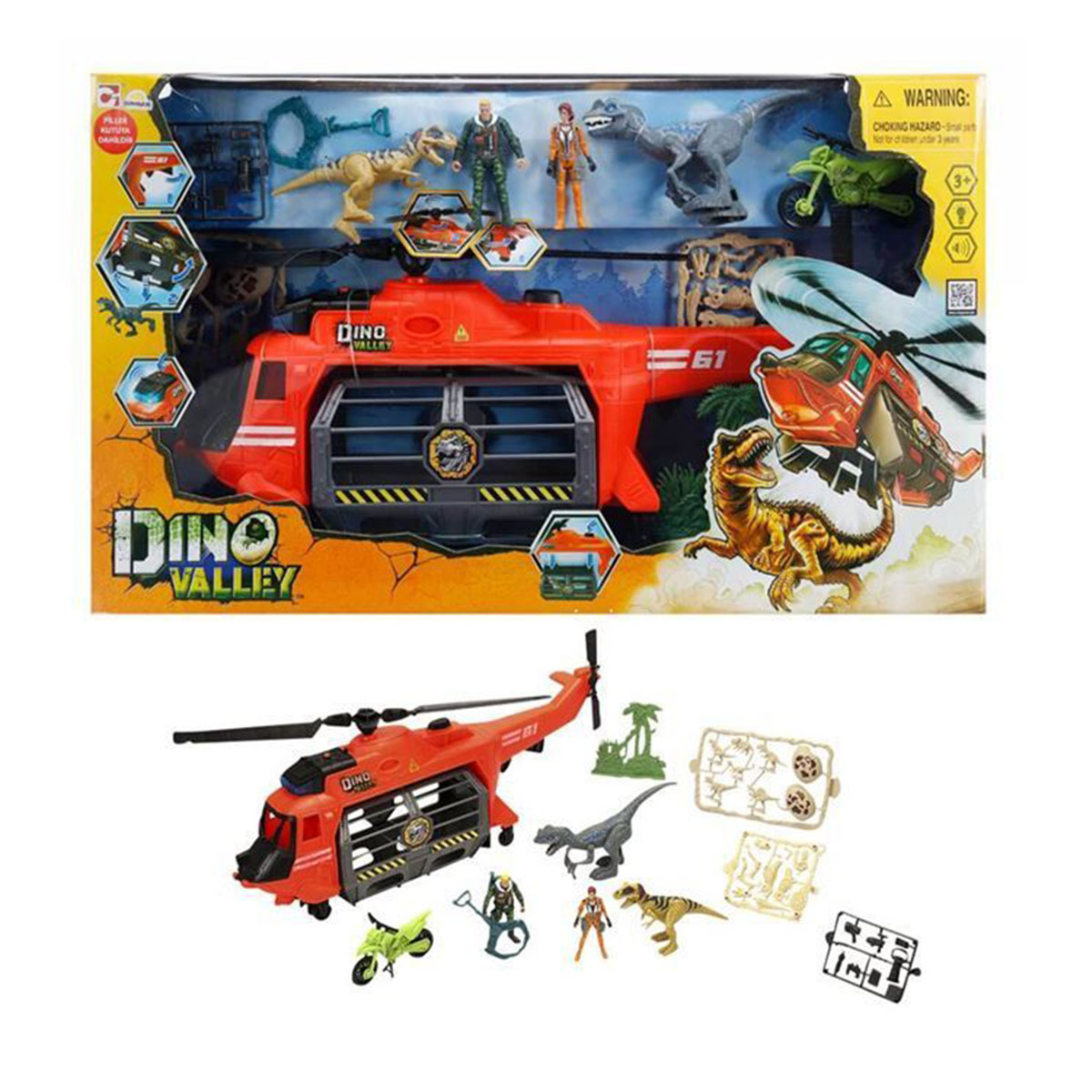 Dino big cheap copter playset