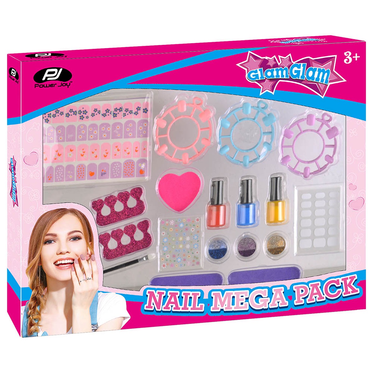 P.JOY PJOY-GLAMGLAM-NAIL-MEGAPACK