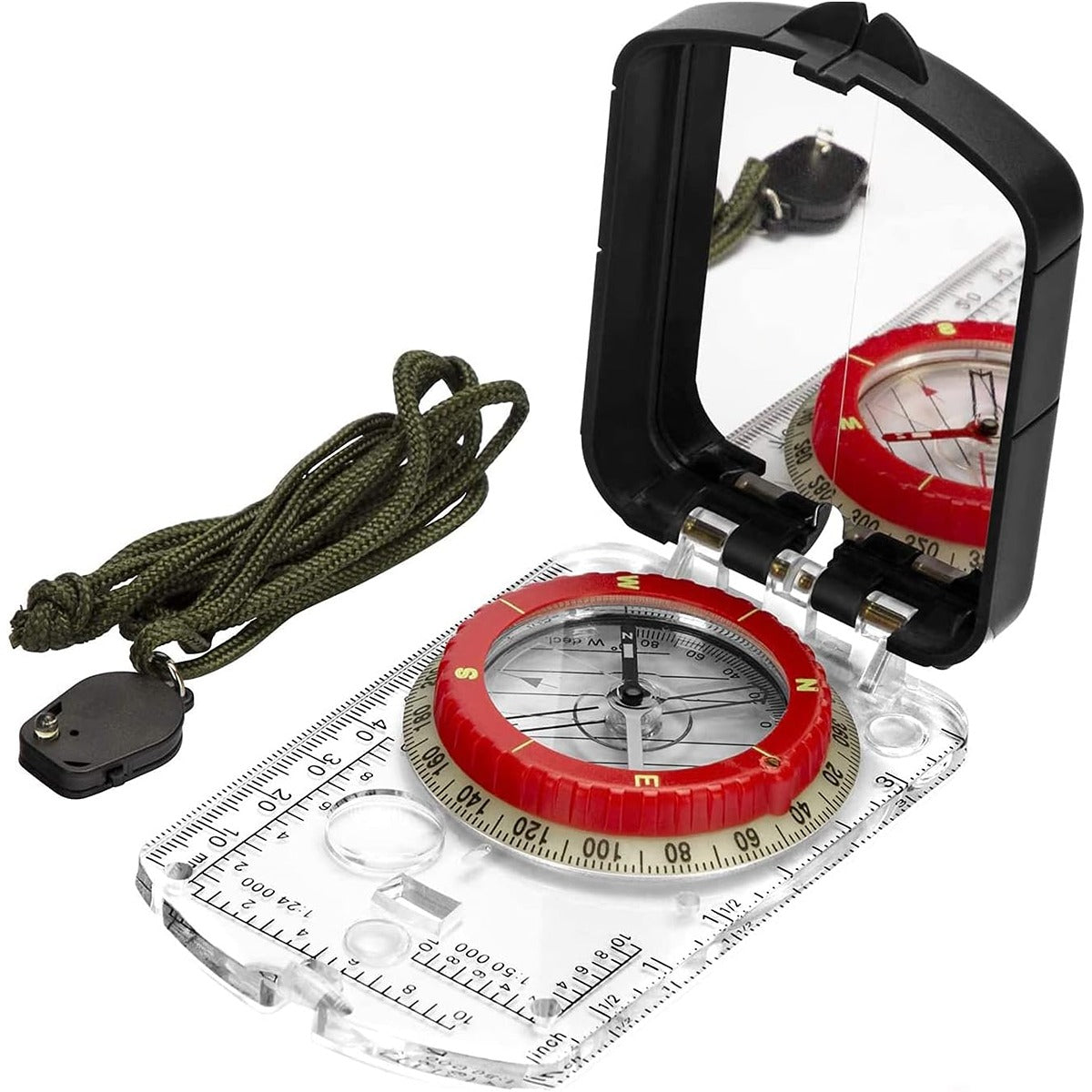 SOL Sighting Compass with Mirror