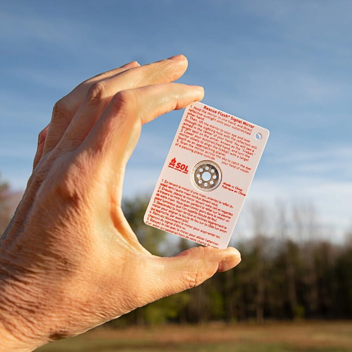 SOL Rescue Floating Signal Mirror