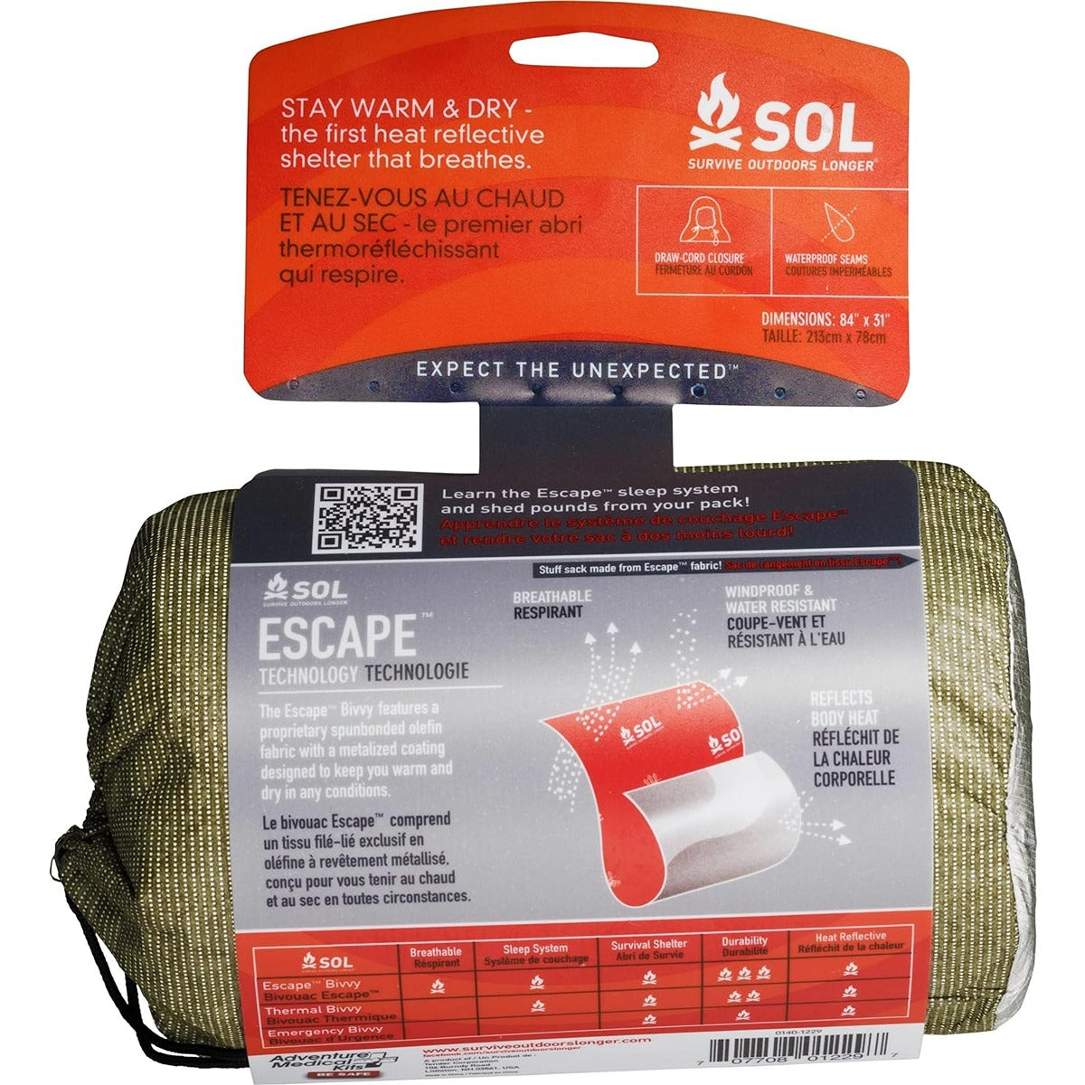 SOL Emergency Bivvy OD Green