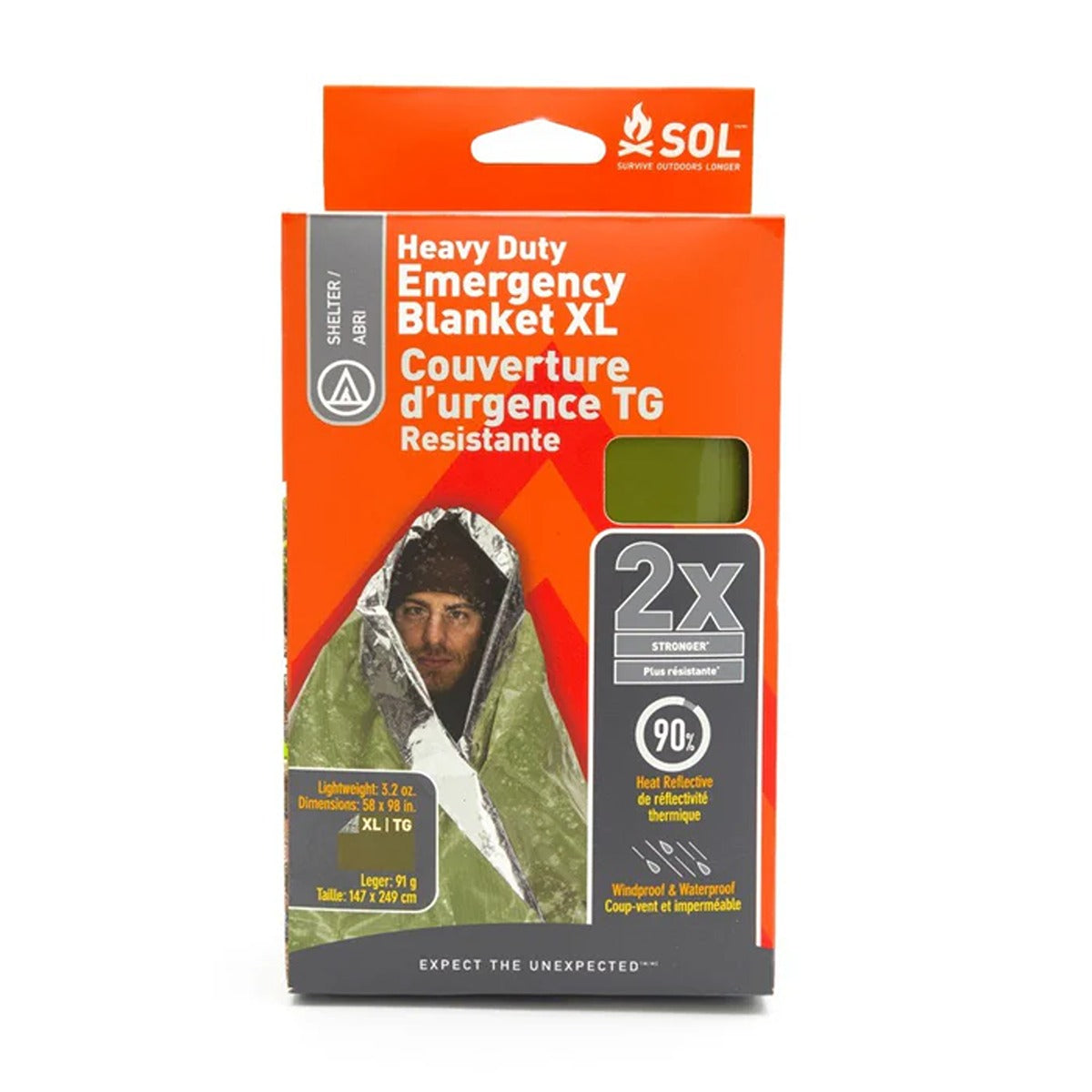 SOL HEAVY DUTY EMERGENCY BLANKET