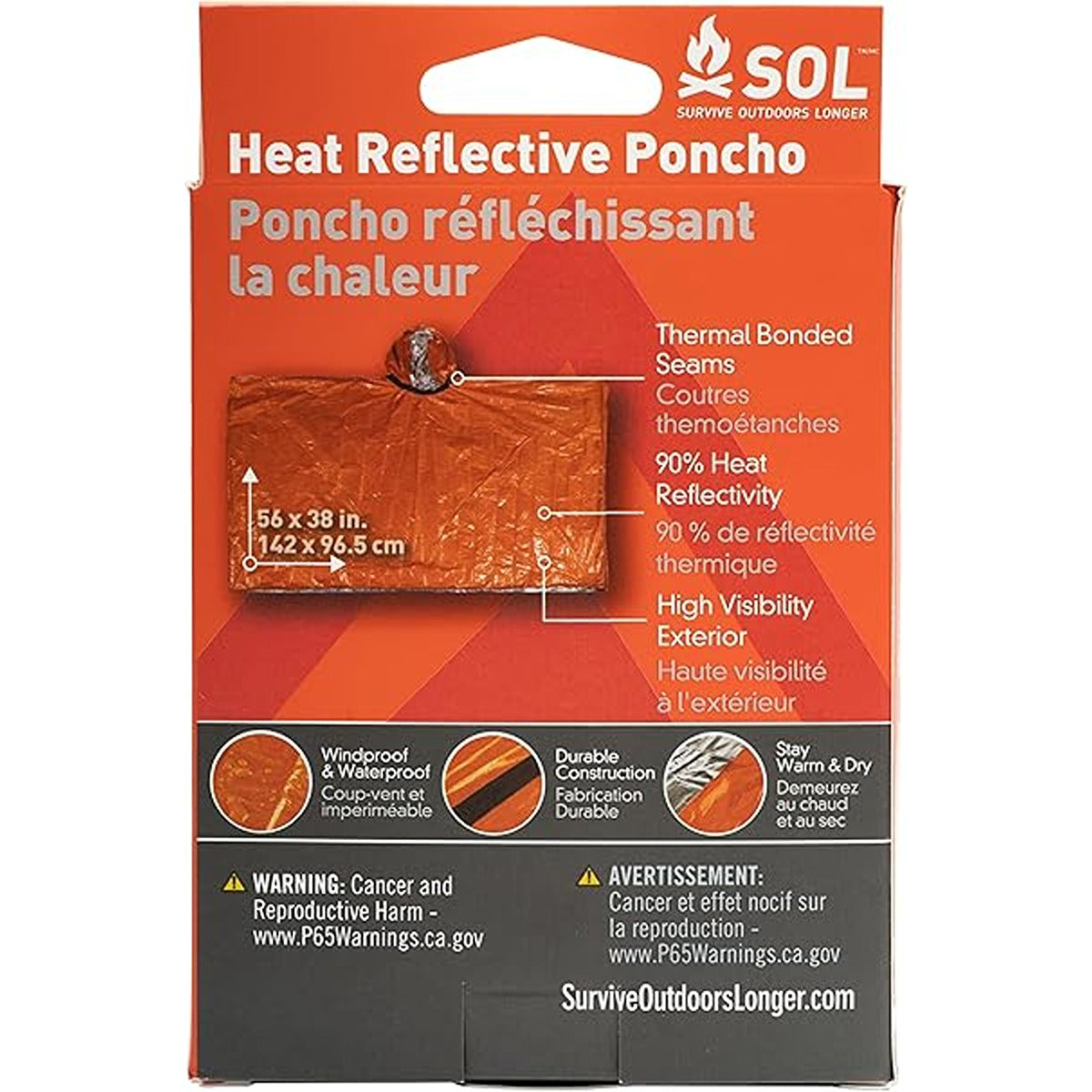 SOL Heat Reflective Poncho