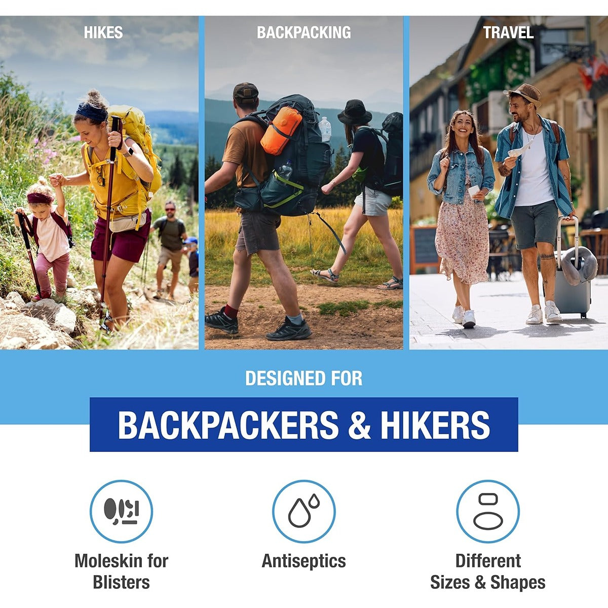 Adventure Medical Kits Moleskin Pre-cut and Shaped