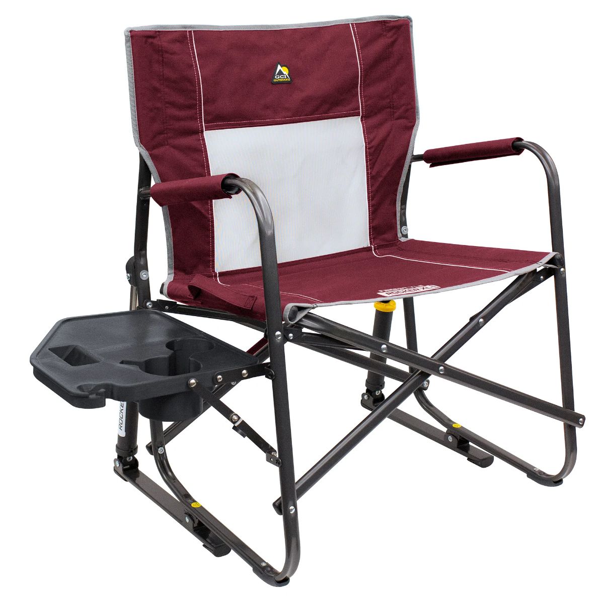 GCI Outdoor Freestyle Rocker XLأ¢â€‍آ¢ with Side Table Cinnamon