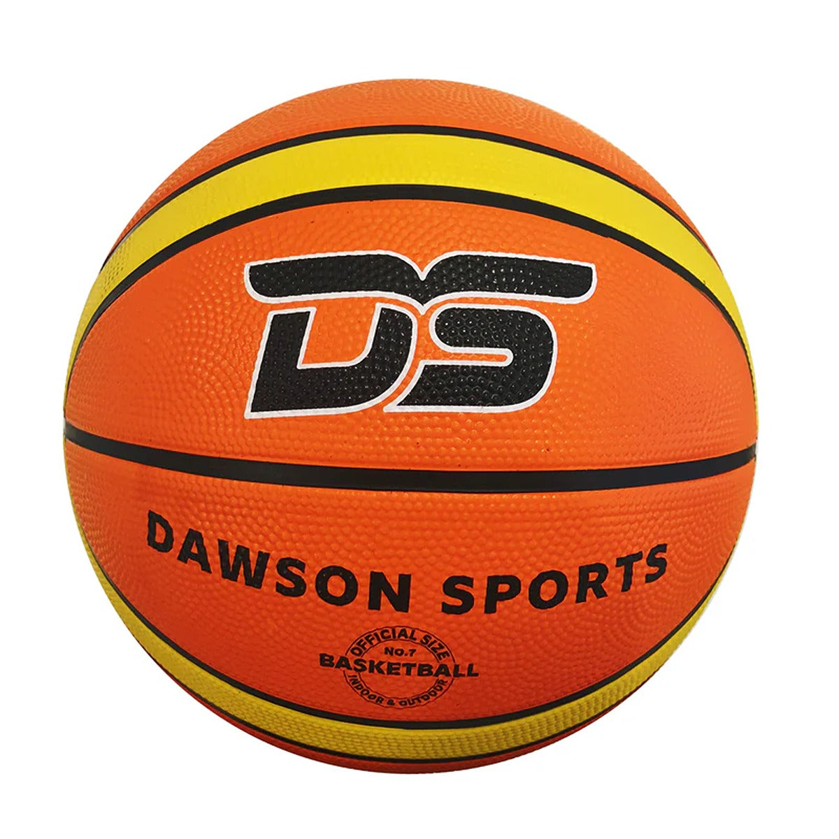 Dawson Sports DS Rubber Basketball - Size 7