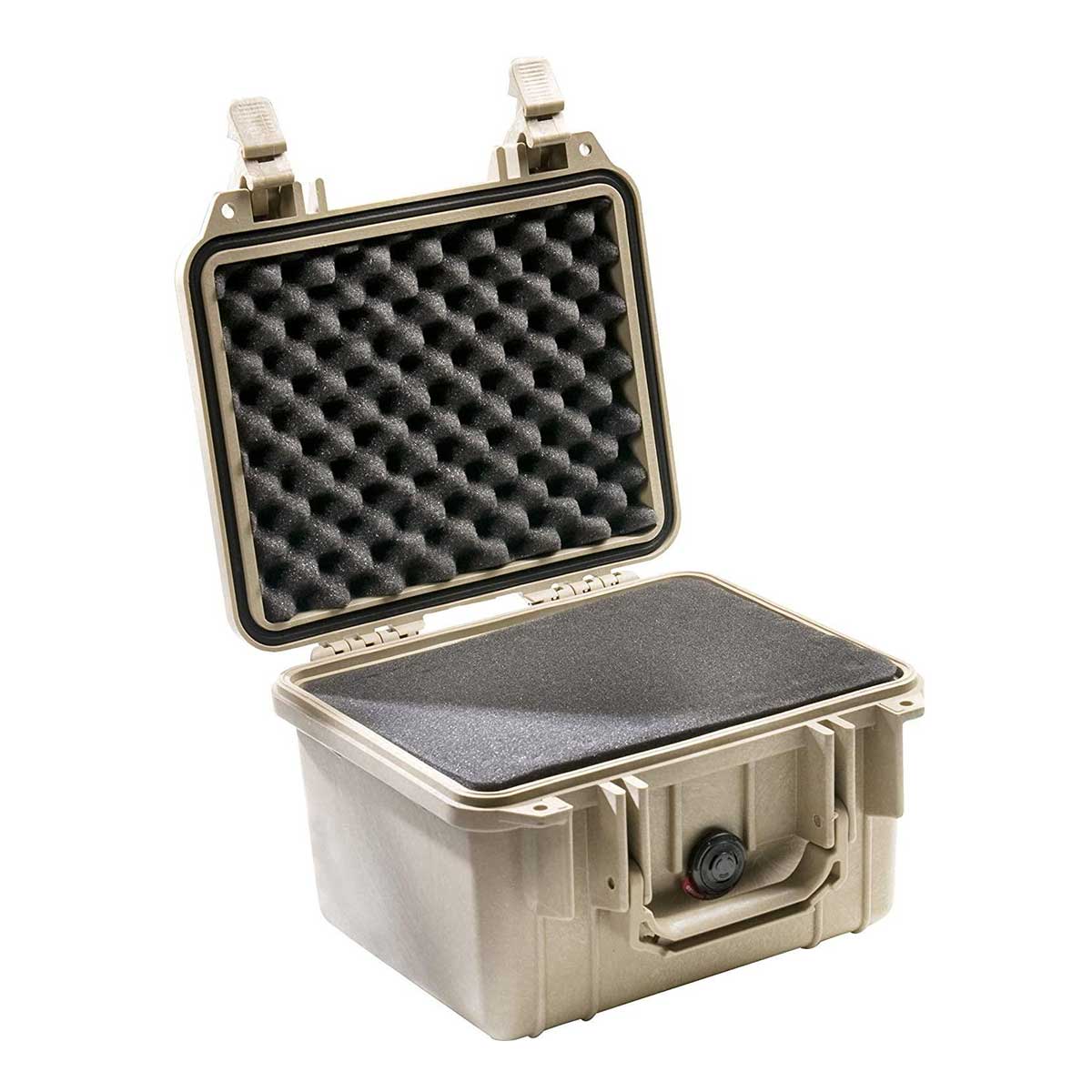 Pelican Case with Foam 1300 WL/WF - Desert Tan