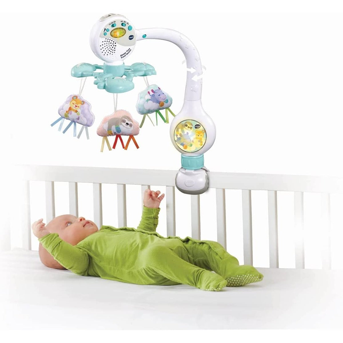 Vtech Sleepy Time Travel Mobile | Sensory On-the-Go Baby Mobile with Music & Sounds | Suitable for Ages 0 - 24 Months