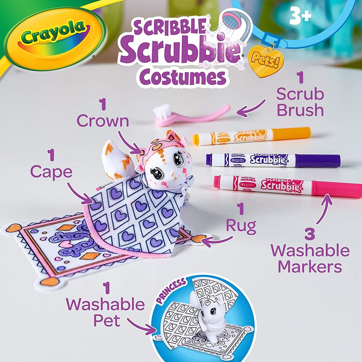 Crayola Scribble Scrubbie Princess Pack
