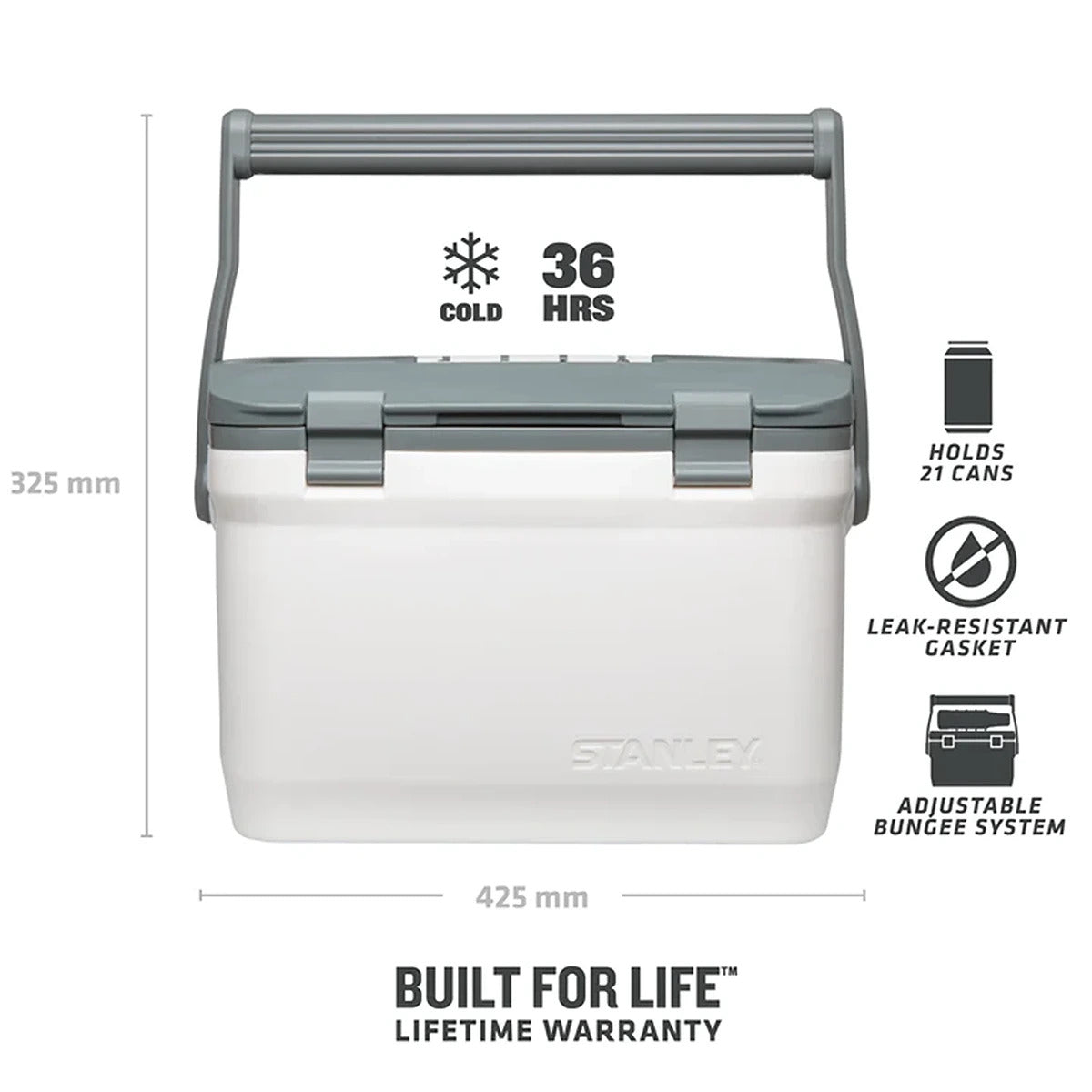 Stanley Cooler 15L/16QT Polar White