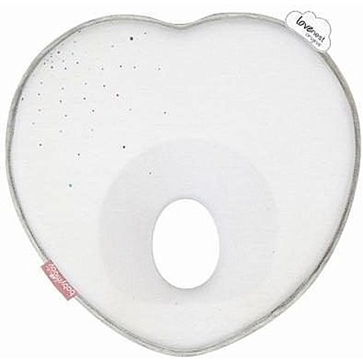 BabyMoov Lovenest Original White Flat Head Baby Pillow