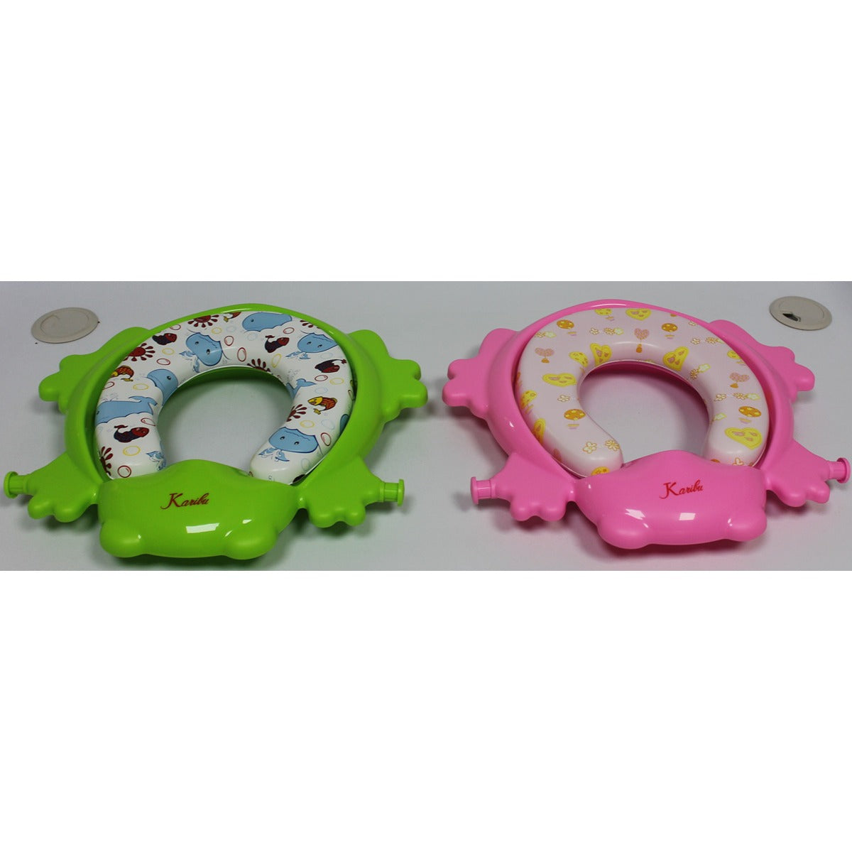 Karibu Frog shape Cushion  Potty seat with Ladder - Pink