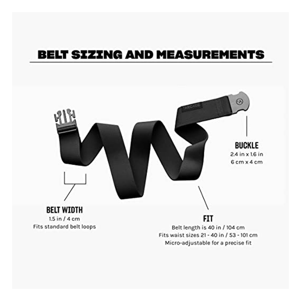 Arcade Adventure Ranger Belt Hinterland/Heather Black