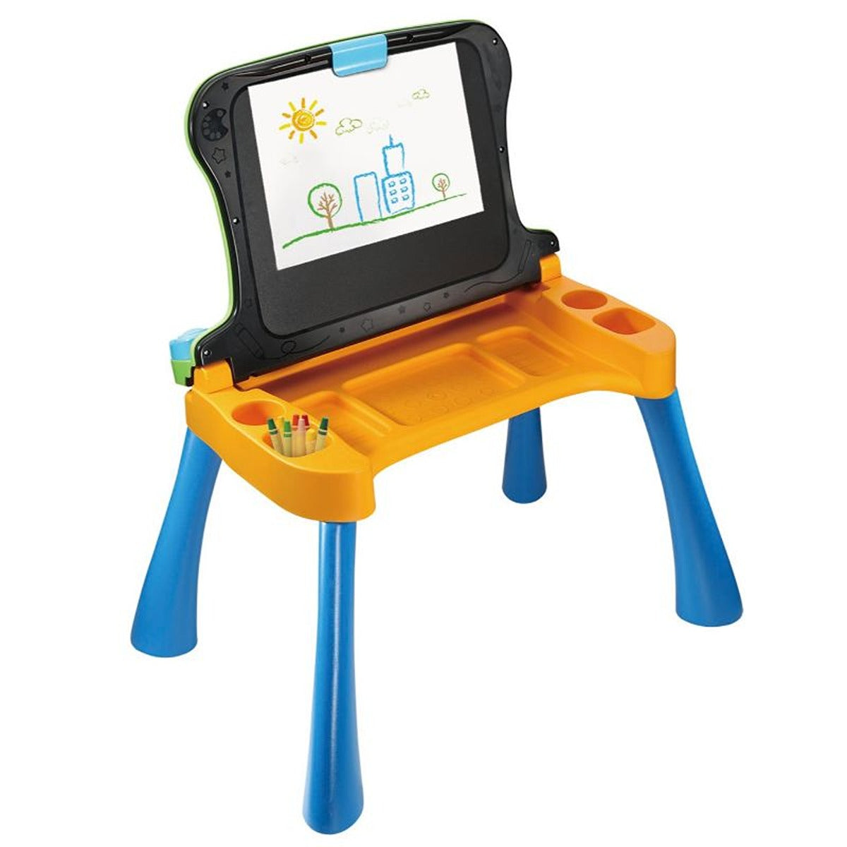 Vtech Explore & Write Activity Desk | Writing Pad, Blackboard and Art Station for Babies and Kids - Multicolor