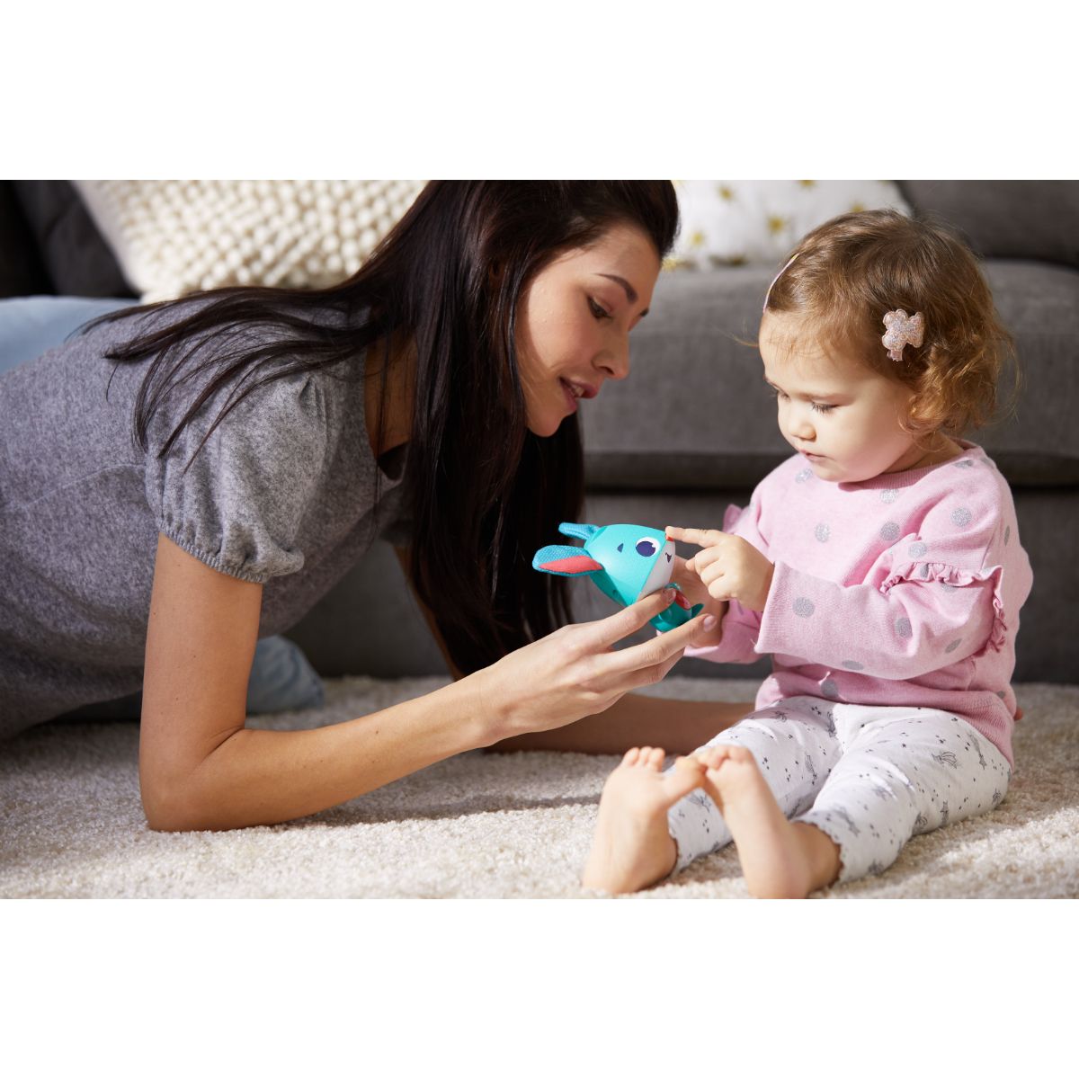 Tiny Love - WONDER BUDDY THOMAS | 1 Year+ | Interactive, Developmental Electronic Baby Toy | Rabbit - Blue