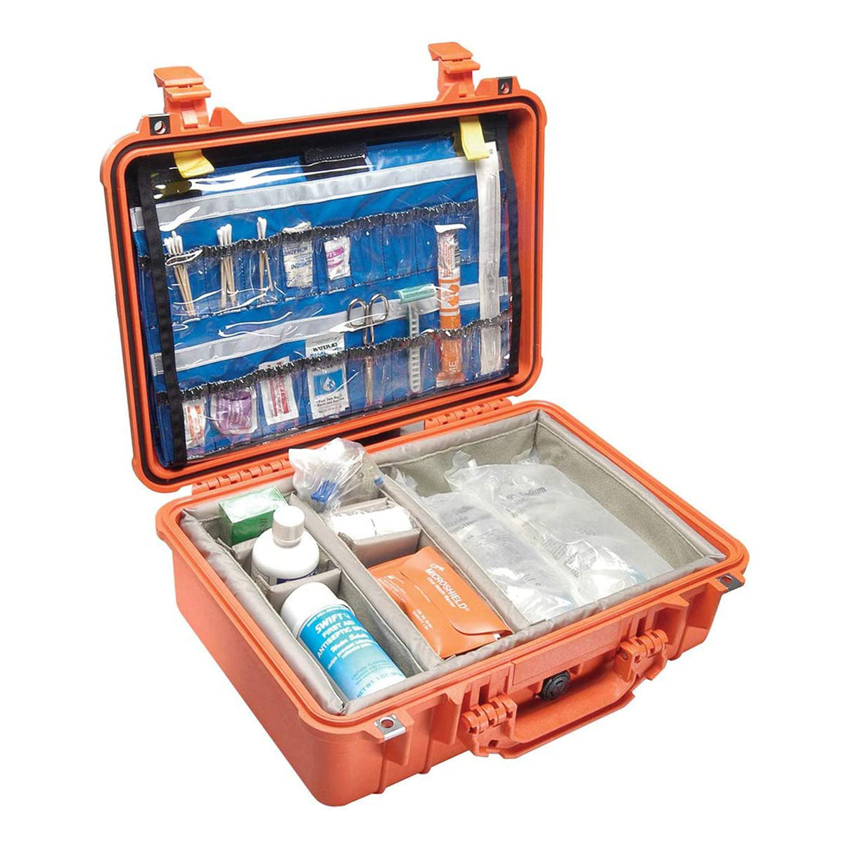 Pelican Protector Case 1500 EMS WL/ORG & DIV - Orange
