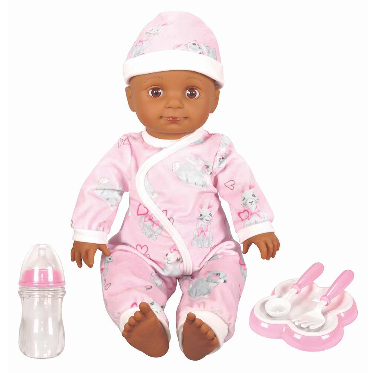 Lotus 18" inch, Soft-bodied Baby Doll ? Afro-American (No Hair)