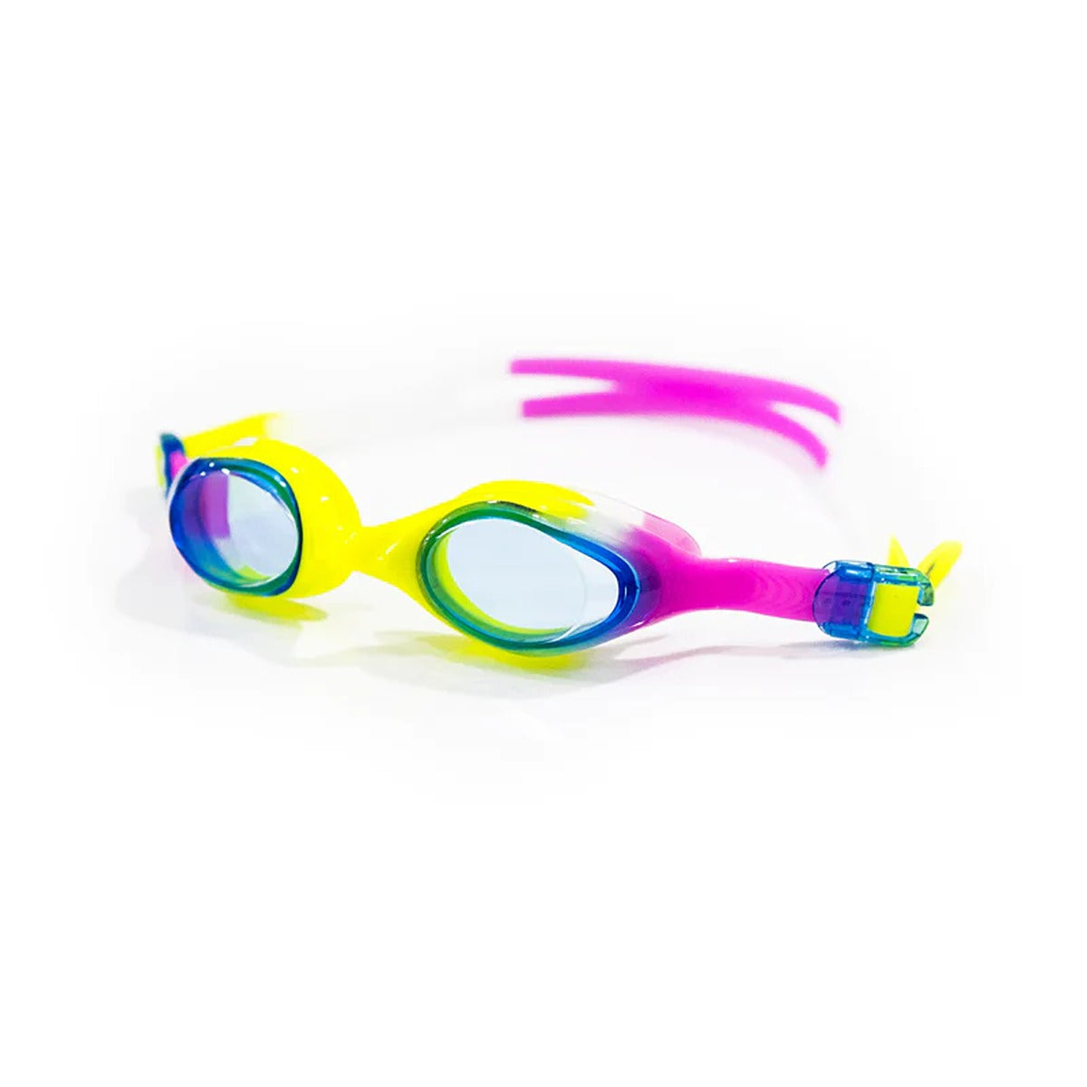 Dawson Sports DS Junior  Mirror Swimming Goggles - Pink/Yellow