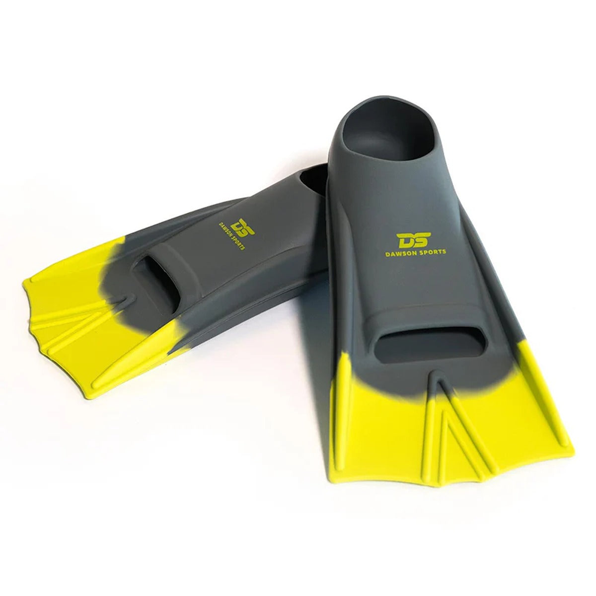 Dawson Sports DS Speed Fins Gray/Neon Green - UK 0.5-1