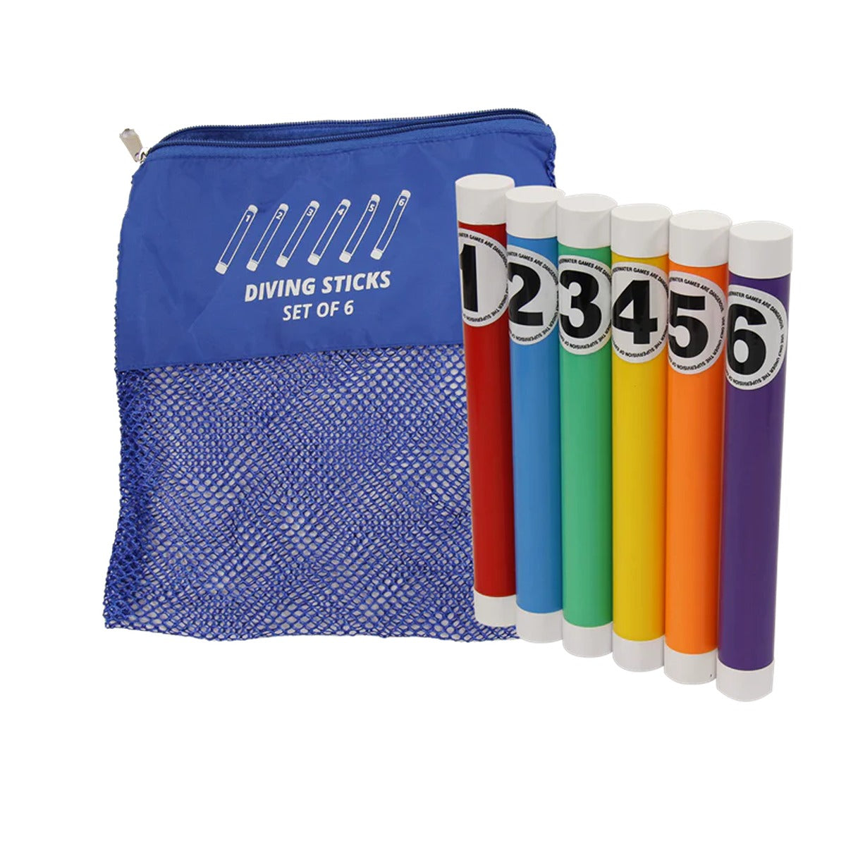 Dawson Sports DS Sinker PVC Dive Sticks (Set of 6)