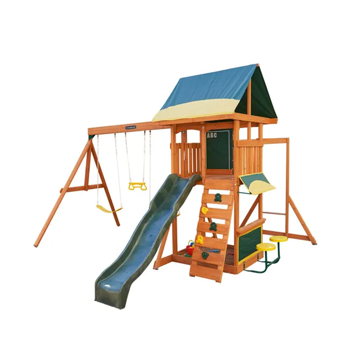Kidkraft Brightside Wooden Swing Set