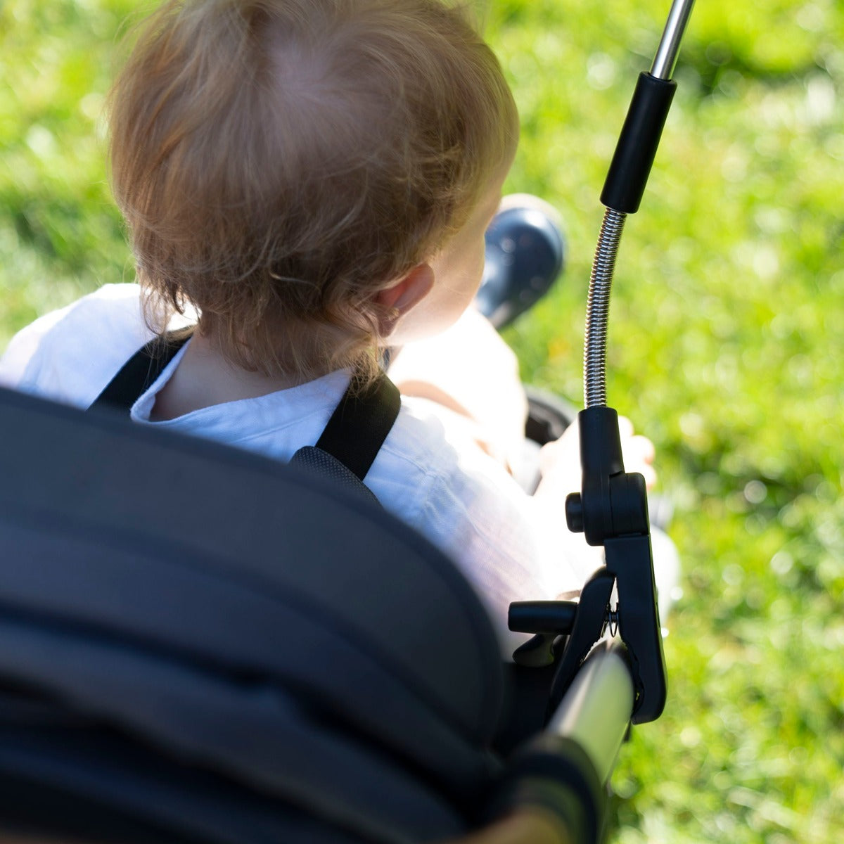 Badabulle Parasol Umbrella Anti Uv, for Pram, Stroller, Pushchair and Buggy | Universal Baby Protection - Black