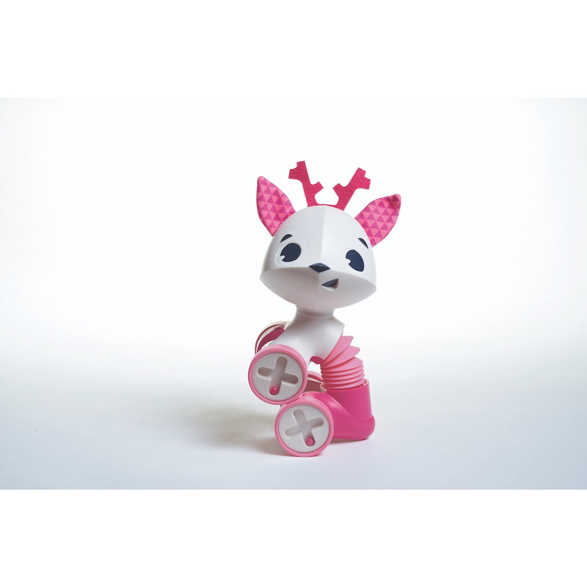 Tiny Love TINY ROLLING TOY - FLORENCE THE FAWN | 3 months + Babies | Cognition Developing Flexible Toys | Pink