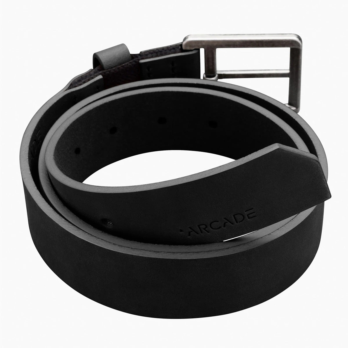 Arcade Padre Black Leather Belt L