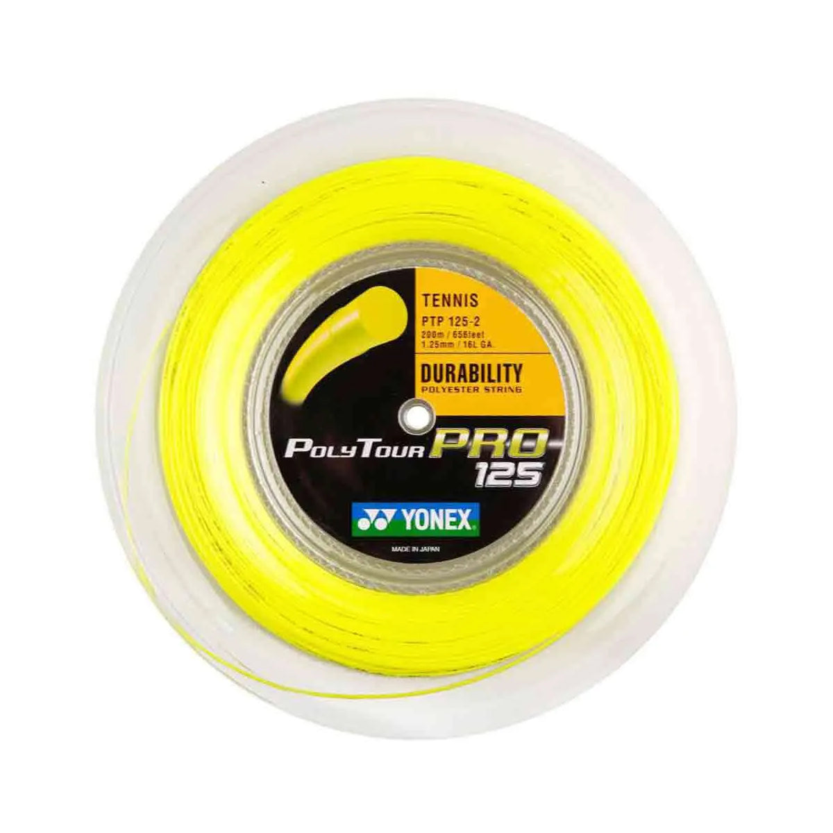 Yonex Yonex Tennis String Ptp130-2Fl.Yelow 200Mtr/Coil-