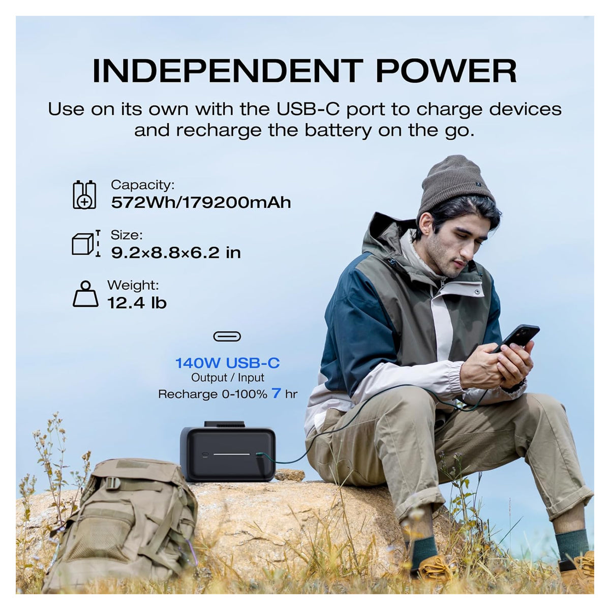 Ecoflow EB600 Battery for RIVER 3 Plus(572WH)