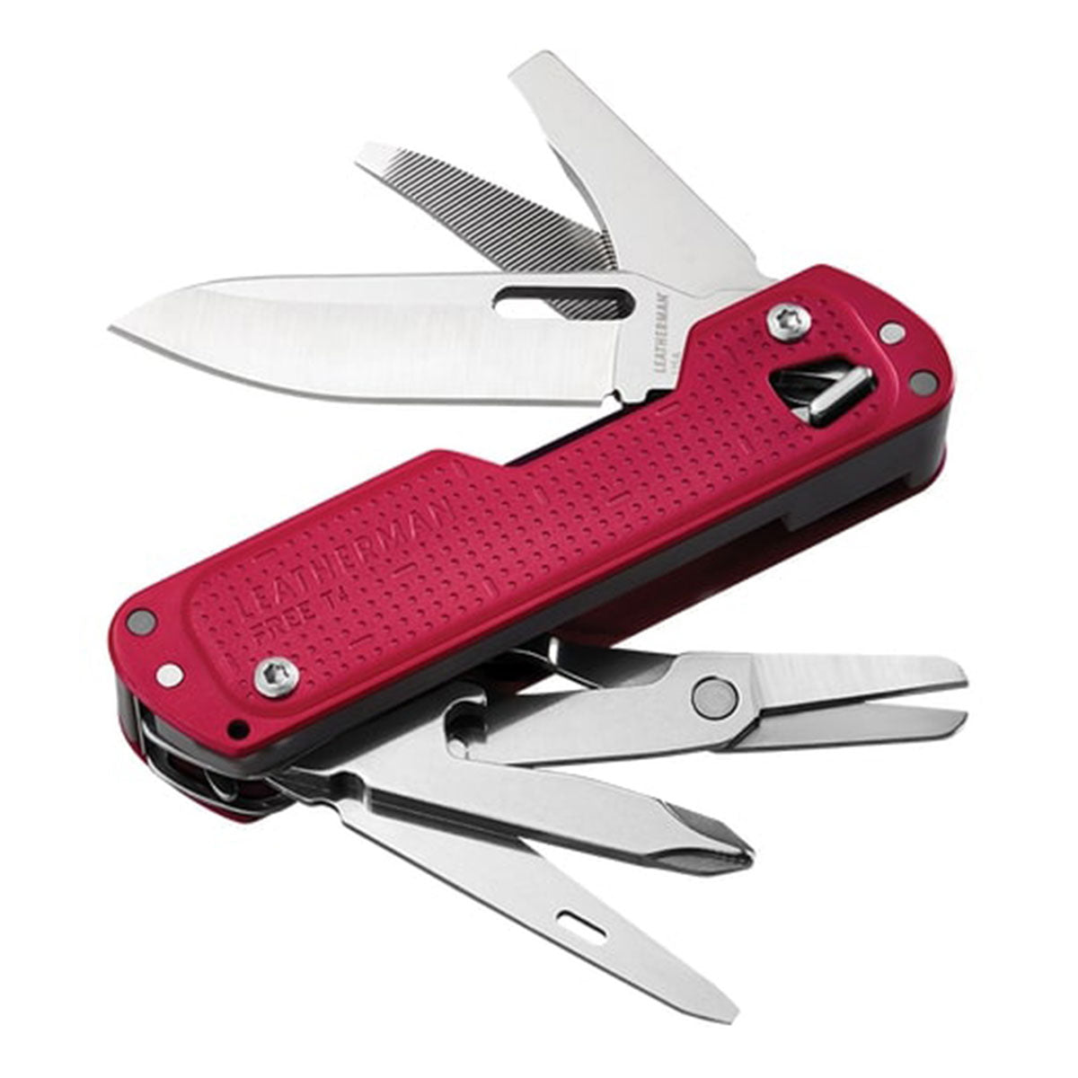 Leatherman Free T4 Multi Tool Crimson Peg