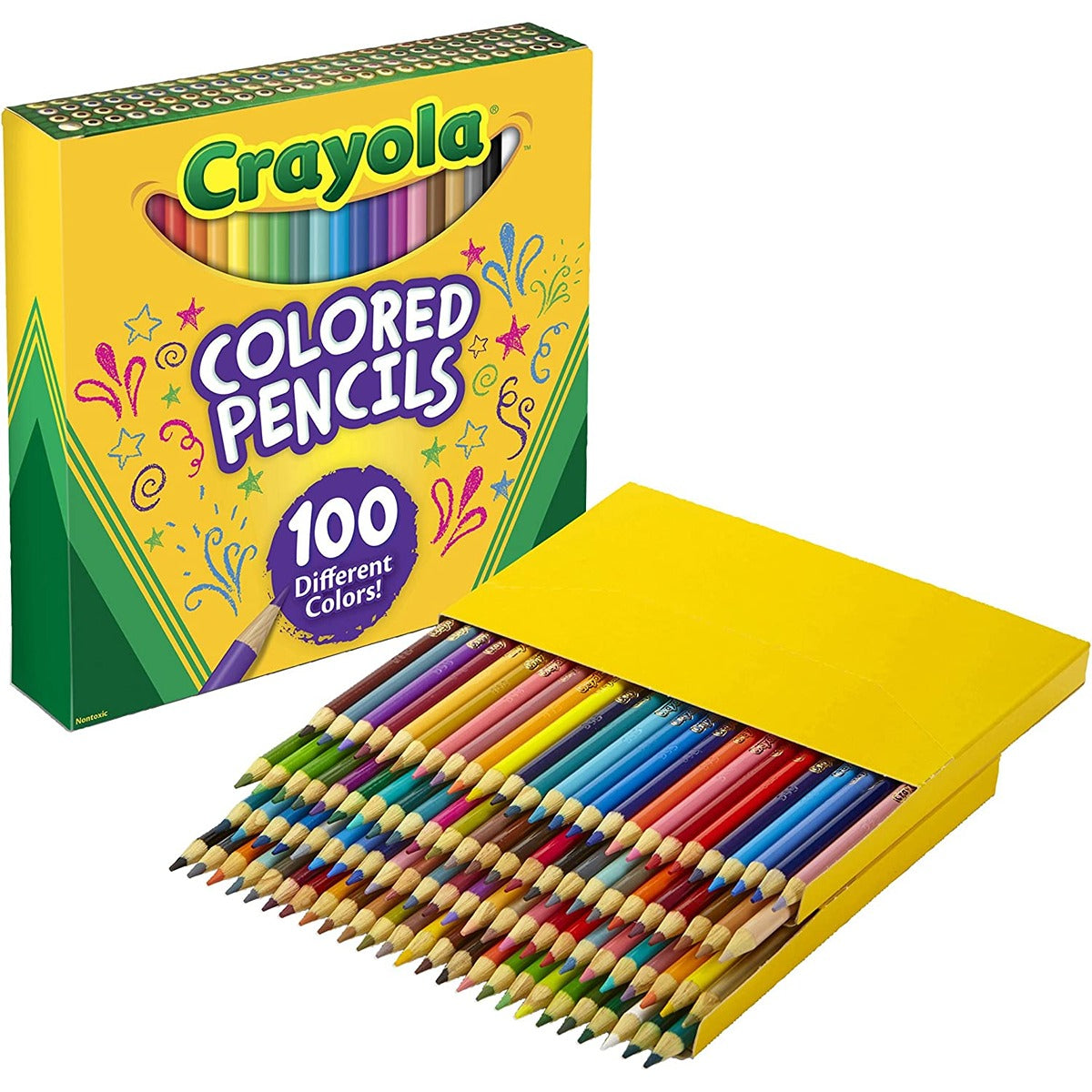 Crayola Colored Pencils Set (100), Gifts for Kids & Adults