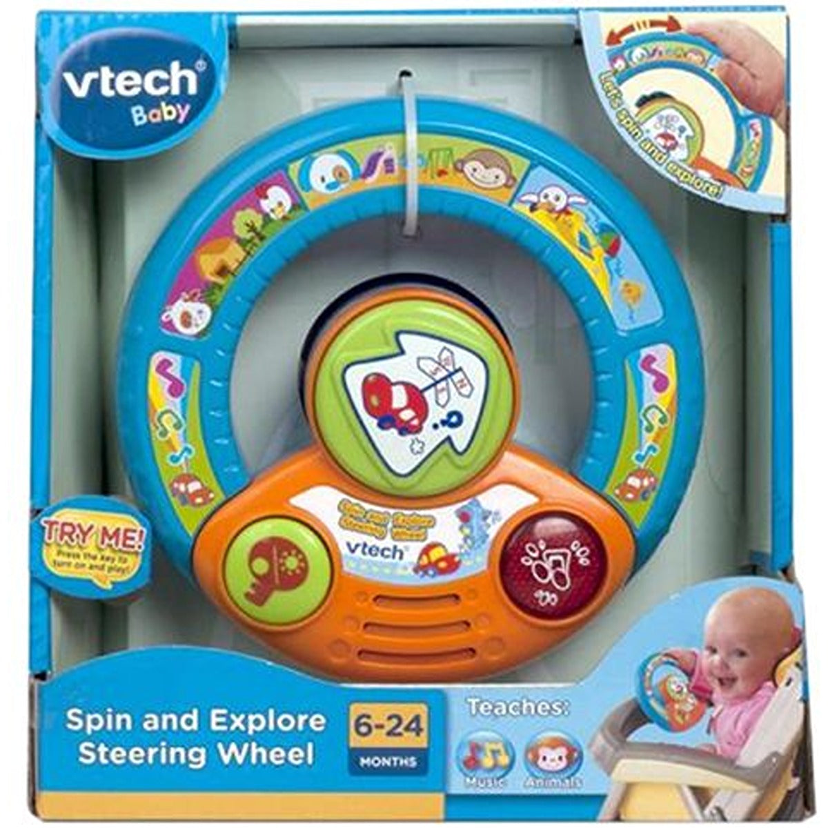 Vtech Spin and Explore Steering Wheel