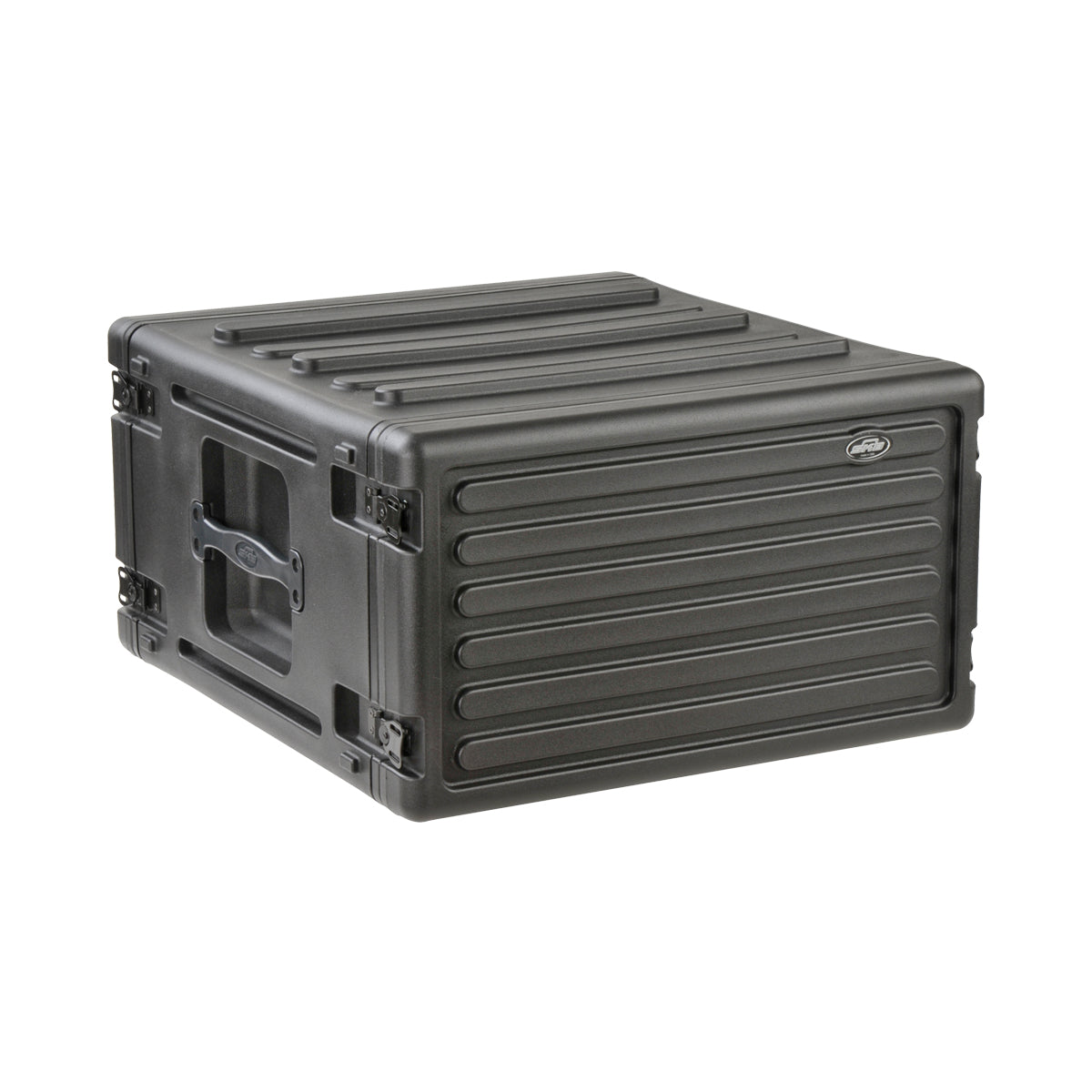 SKB 20 Inch Deep 6U Roto Shockmount Rolling Rack - with Wheels and Handle