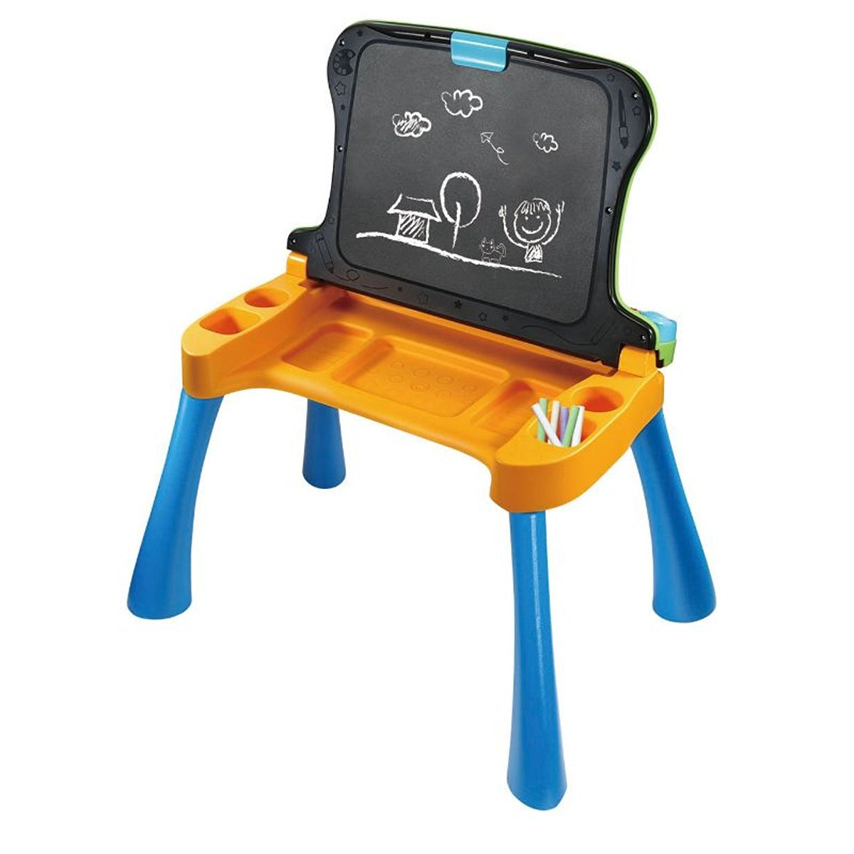 Vtech Explore & Write Activity Desk | Writing Pad, Blackboard and Art Station for Babies and Kids - Multicolor