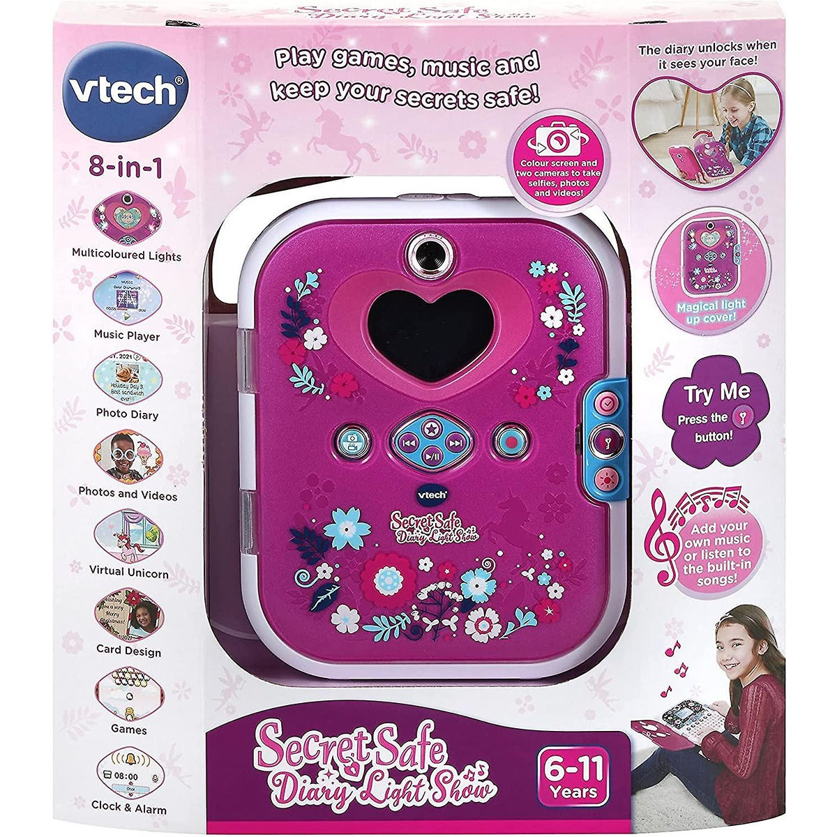 Vtech Secret Safe Diary Light Show,