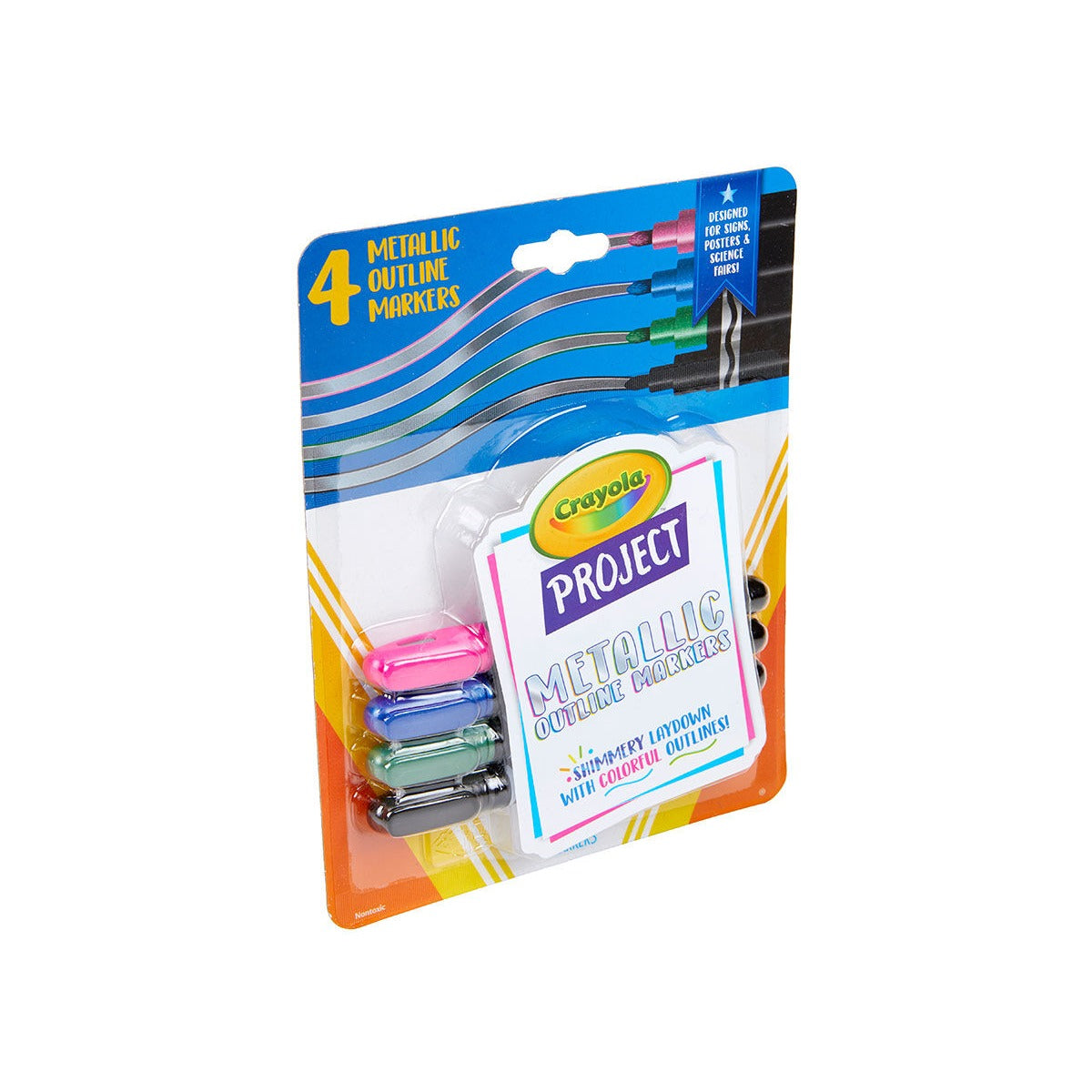 Crayola Project 4 ct. Metallic Outline Markers