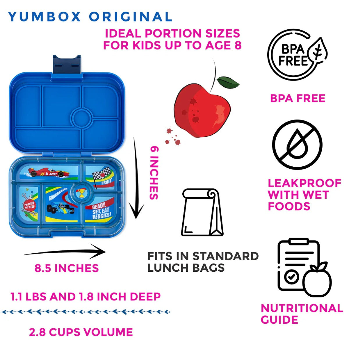 yumbox SURF BLUE - ORIGINAL