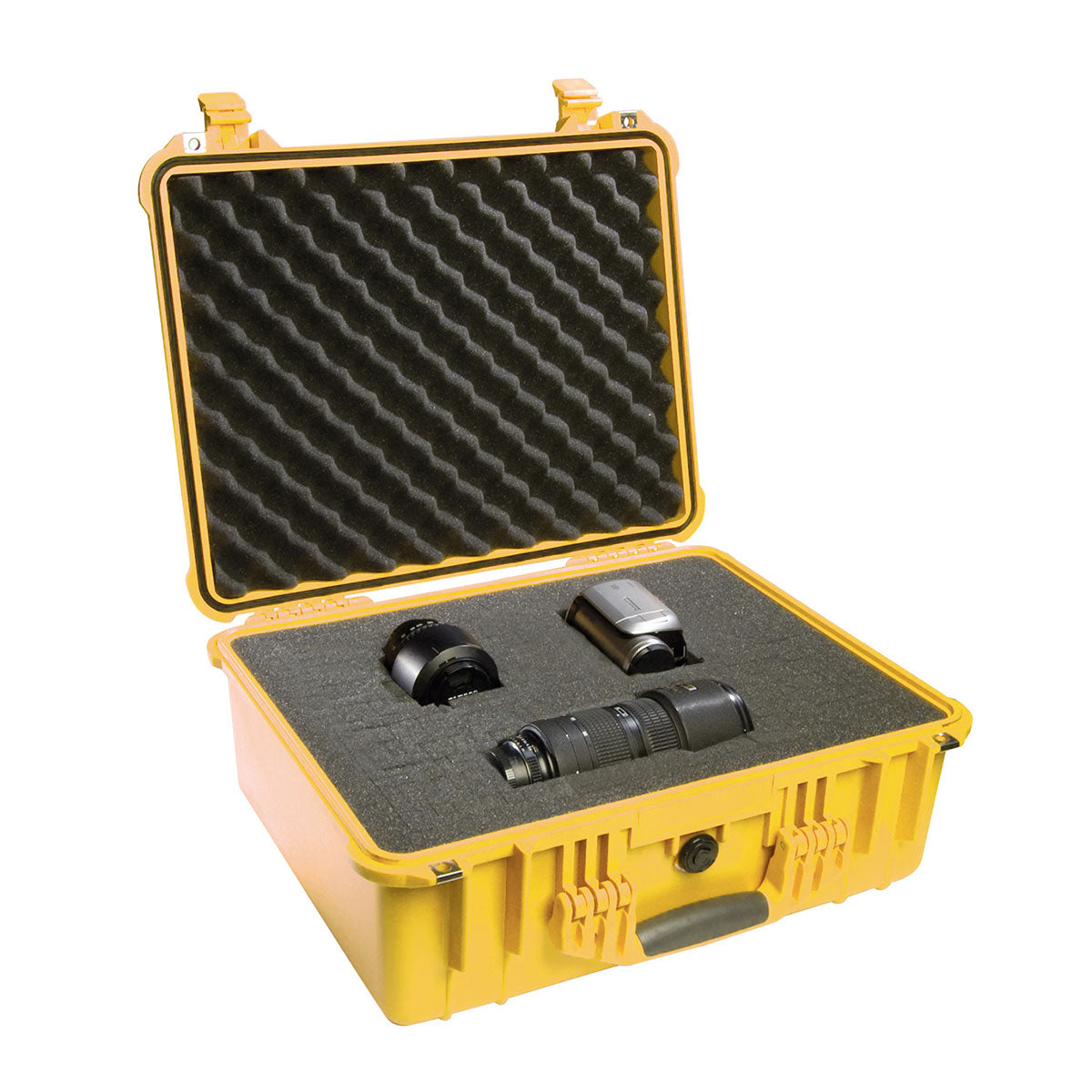 Pelican Protector Case with 4-Piece Foam Set 1550 WL/WF - Yellow