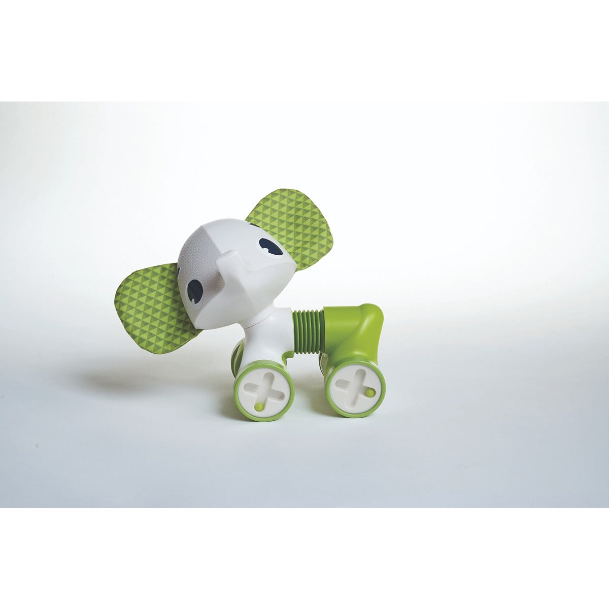 Tiny Love TINY ROLLING TOY - SAMUEL THE ELEPHANT | 3 months + Babies | Cognition Developing Flexible Toys | Green