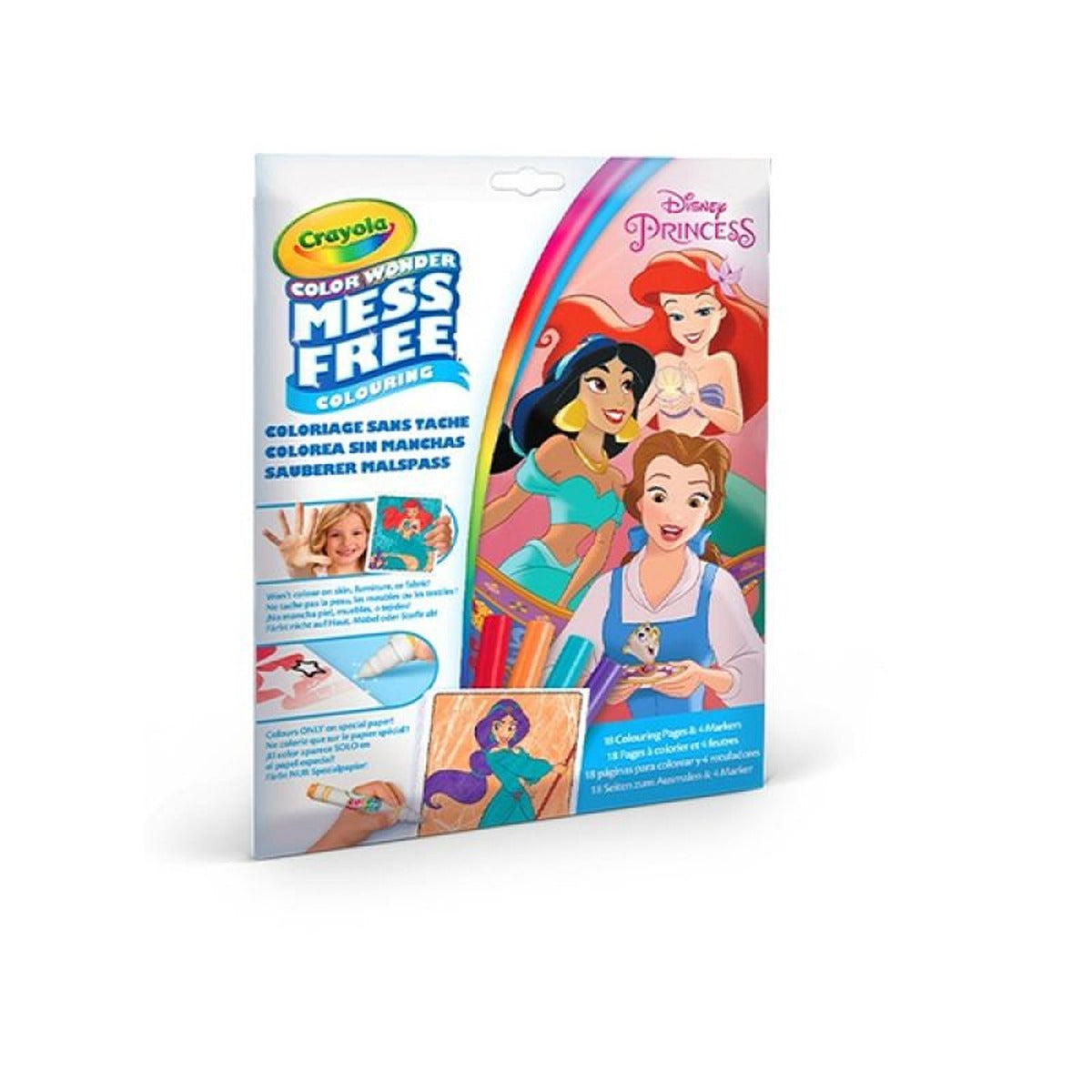 Crayola Color Wonder Set Disney Princess, coloring book, 4 markers