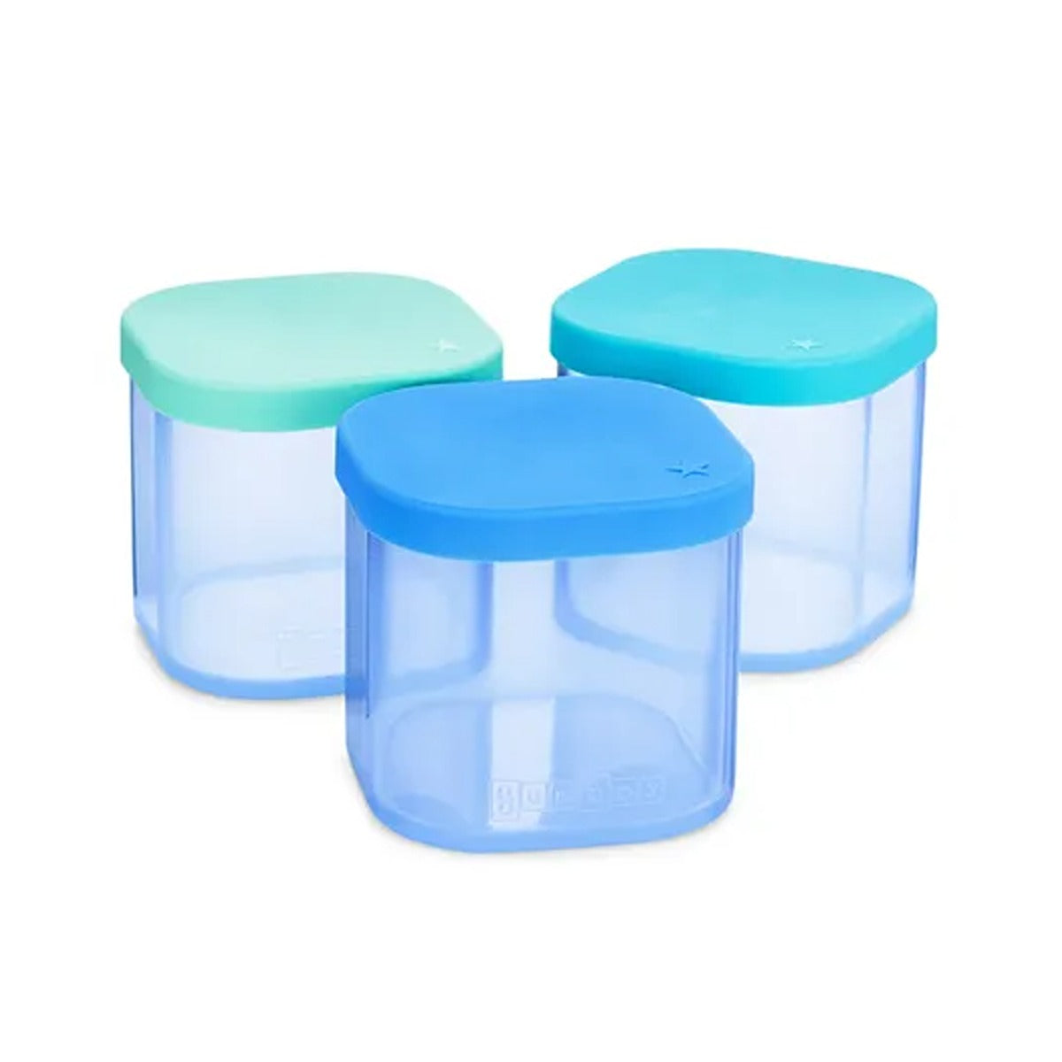 yumbox Yumbox Chop Chop Glass Cubes - Crisp Set - Set of 3