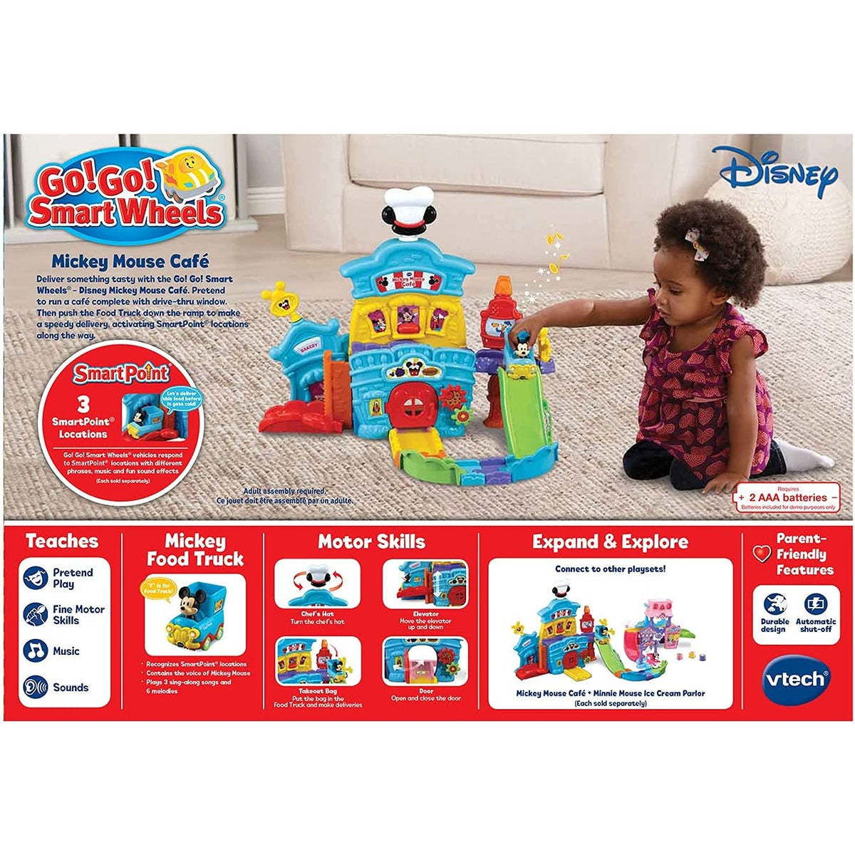 Vtech Go! Go! Smart Wheels - Disney Mickey Mouse Caf?