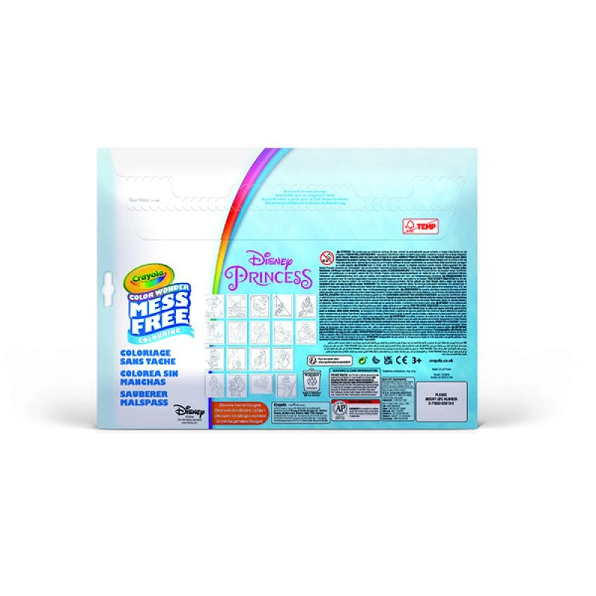 Crayola Color Wonder Set Disney Princess, coloring book, 4 markers