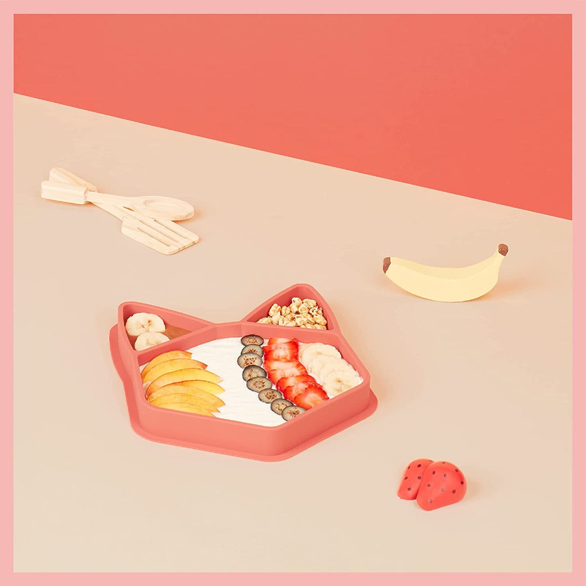 BabyMoov ISY Plate Terracotta Fox