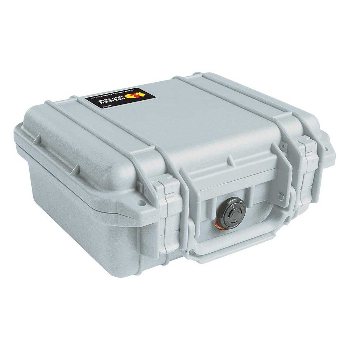 Pelican Case with Foam 1200 WL/WF - Silver